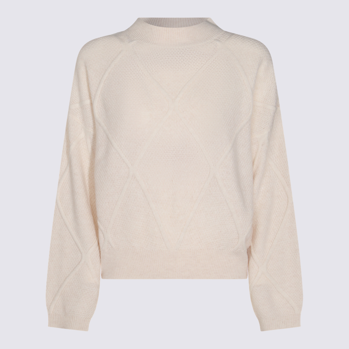 Cream Wool Knitwear