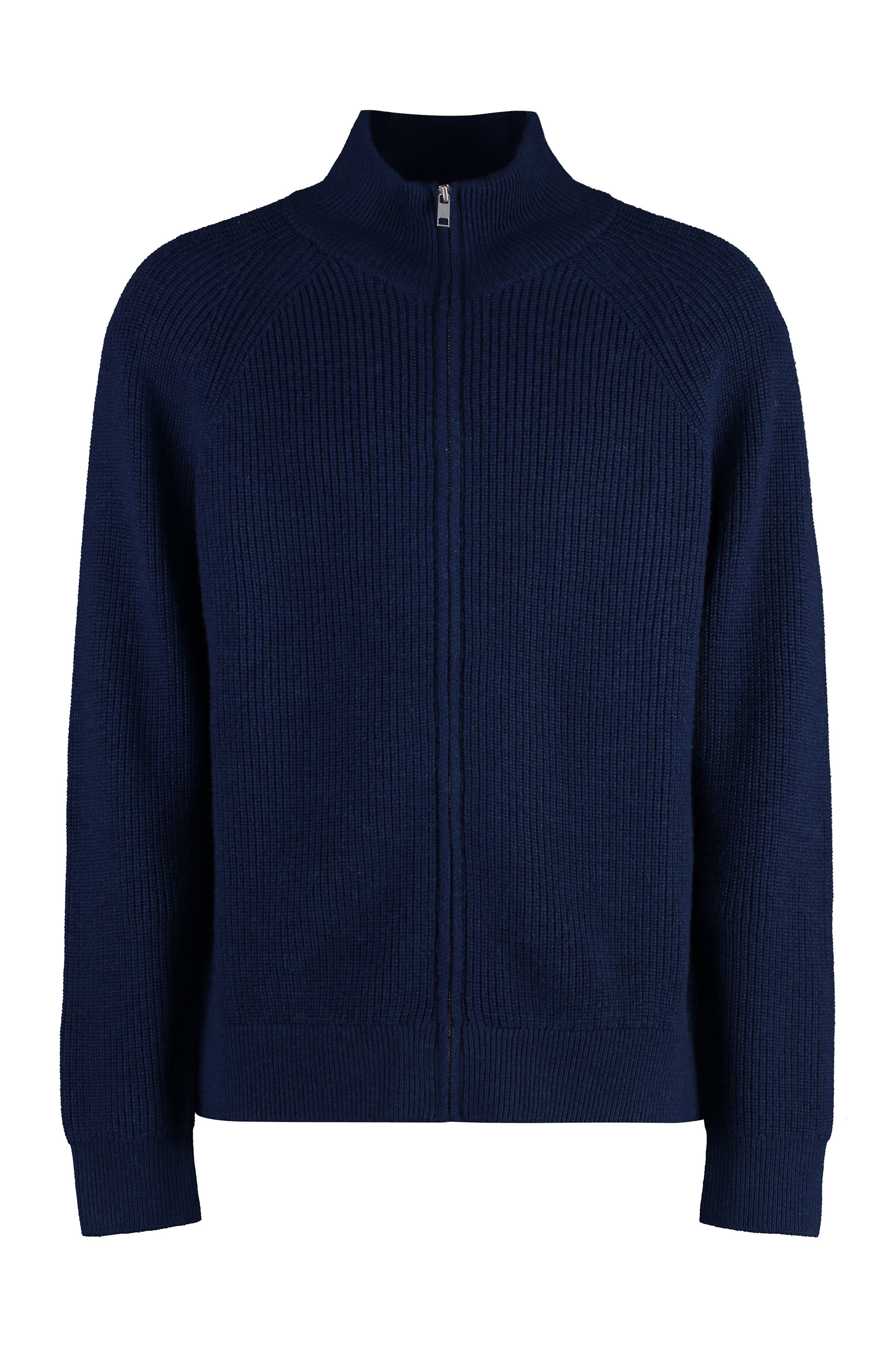 Benett High Collar Zipped Cardigan