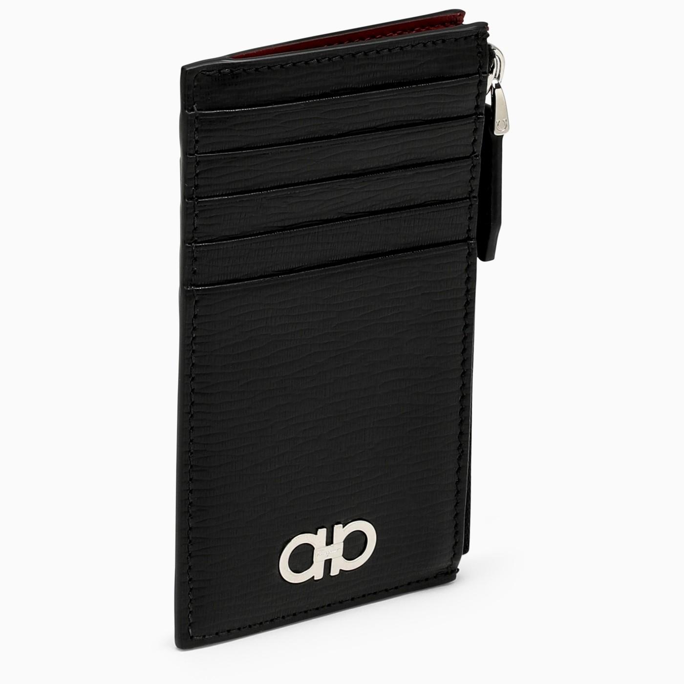 Black Leather Card Case