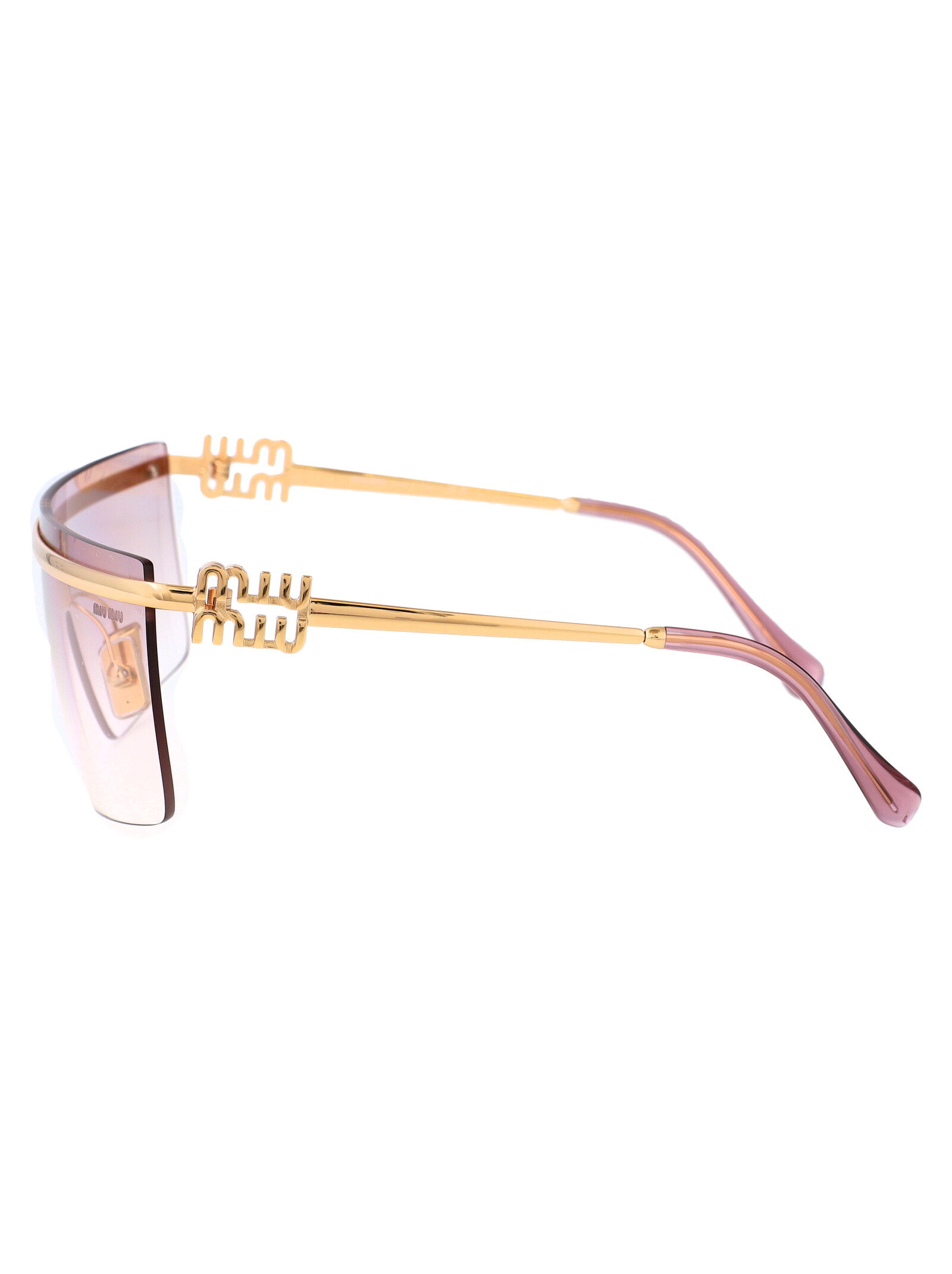 Shop Miu Miu 0mu 50zs Sunglasses In 5ak80d Gold