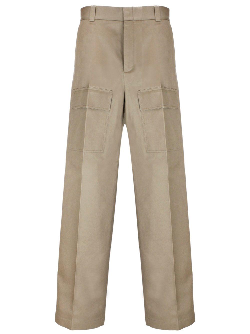 Wide-leg Cargo Trousers