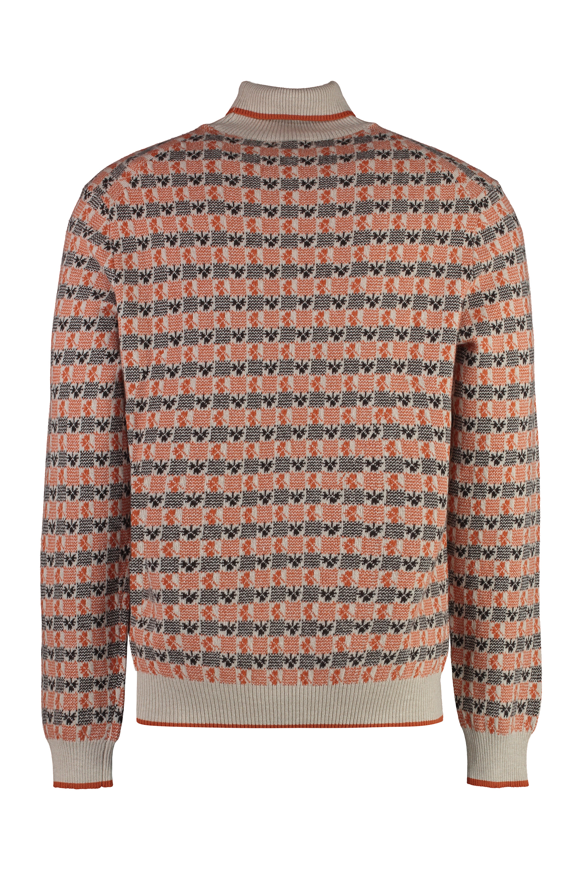 Malo Virgin Wool And Cashmere Pullover In Multicolor