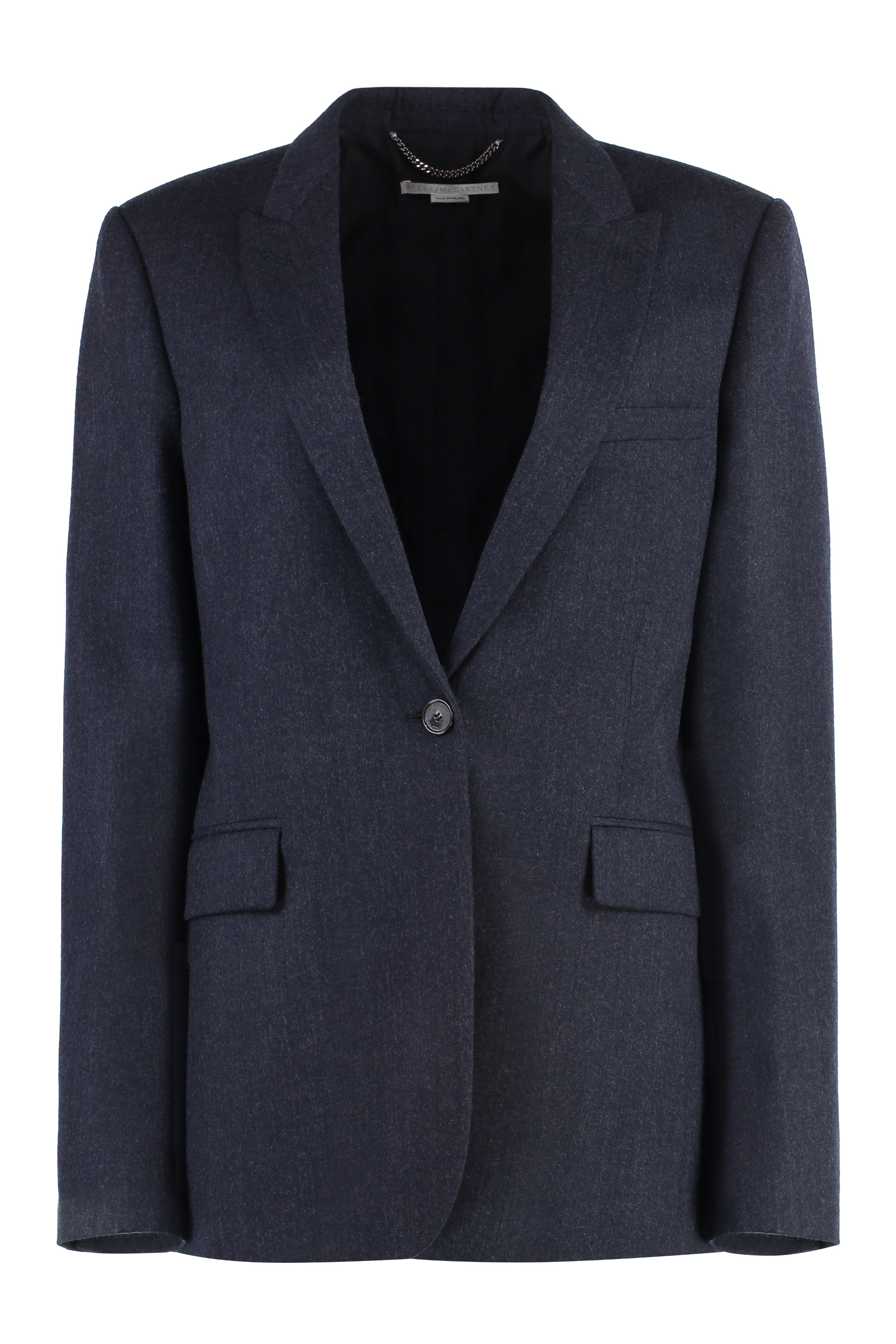 Wool Single-breasted Blazer