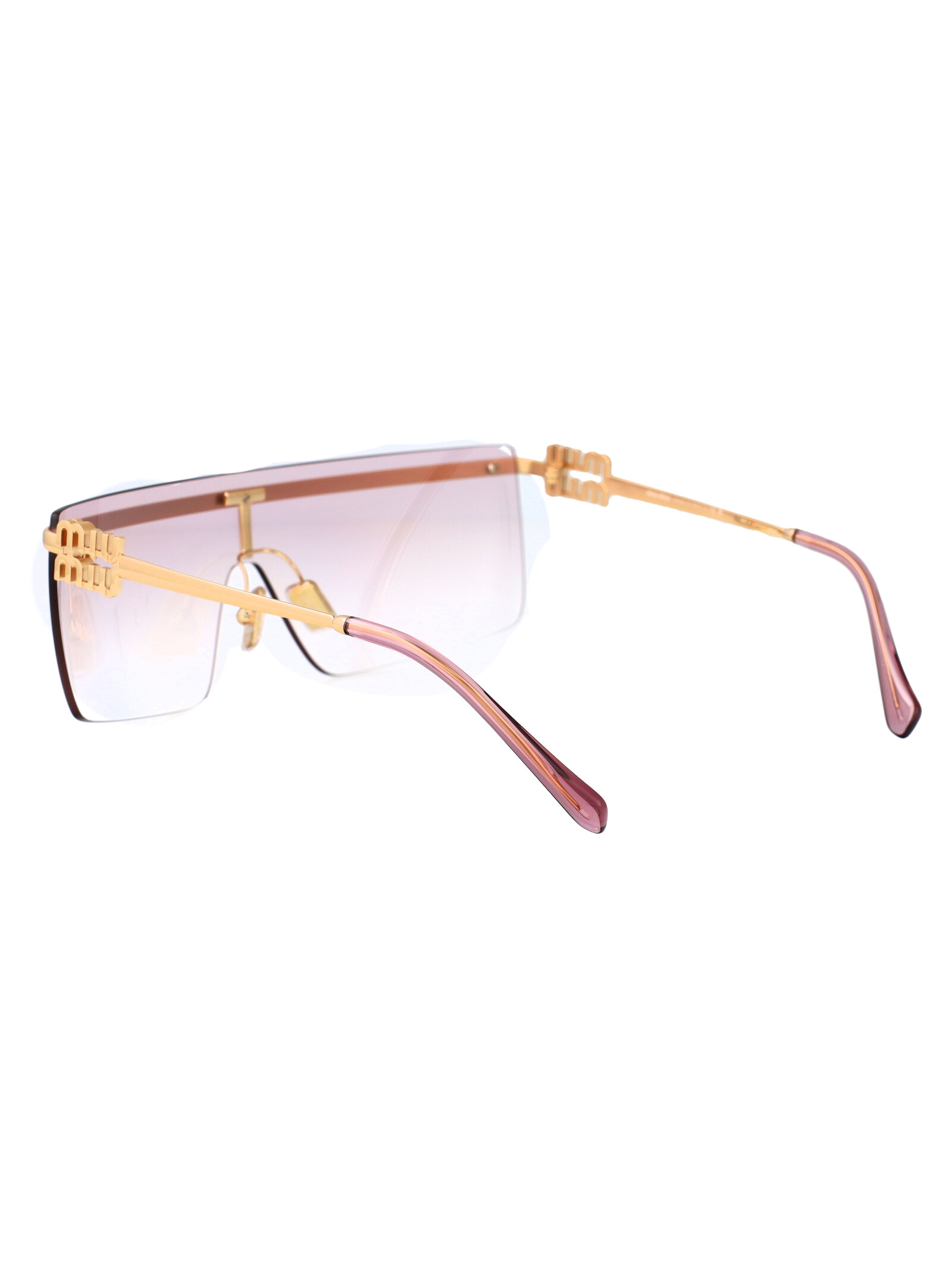 Shop Miu Miu 0mu 50zs Sunglasses In 5ak80d Gold