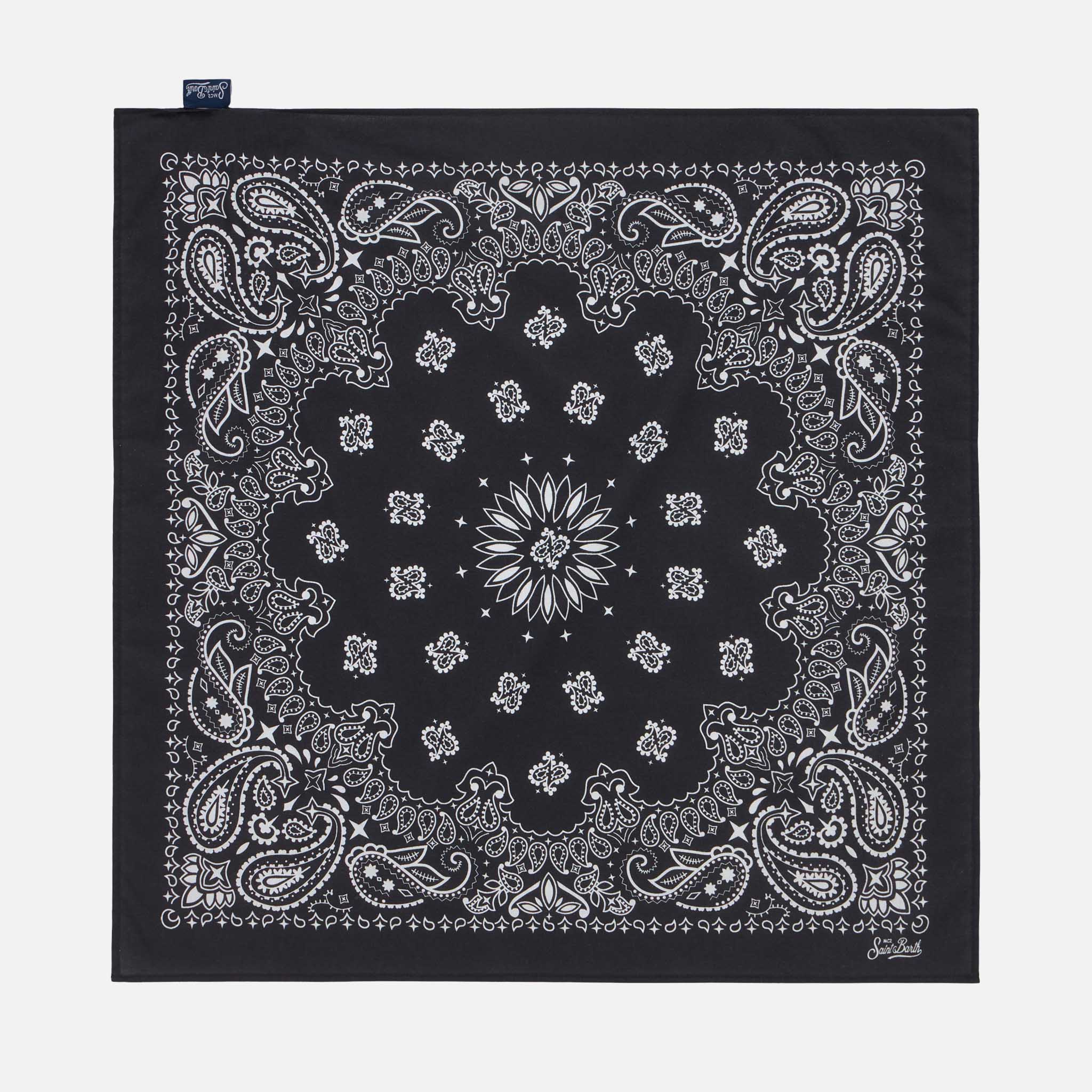 Foulard Black Bandanna