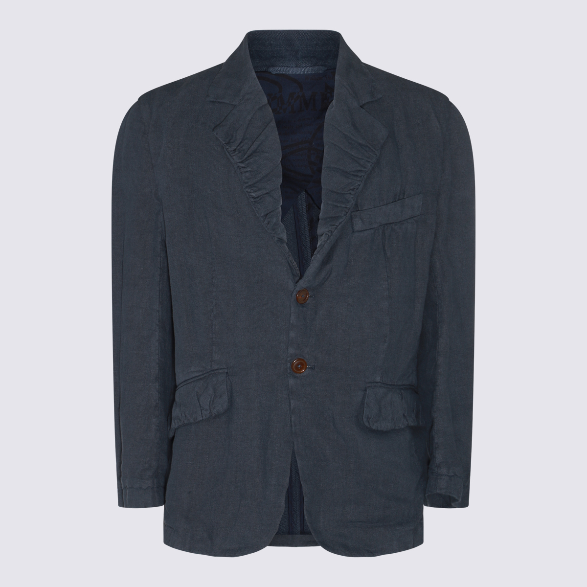 Blue Linen Blazer