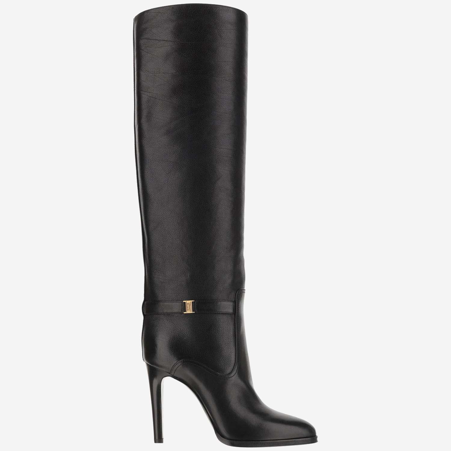 Diane Grained Leather Boots