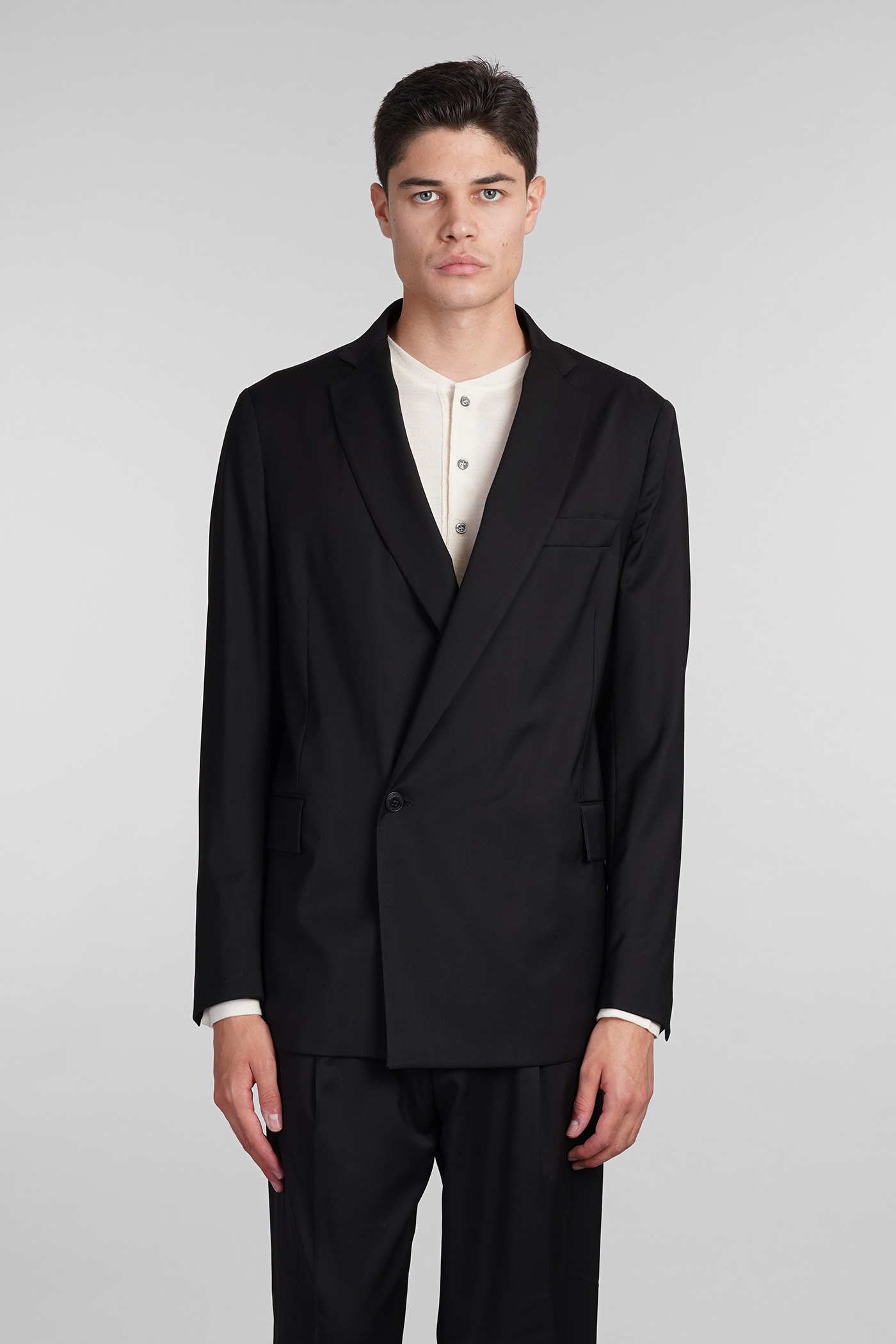 Demna Blazer In Black Wool