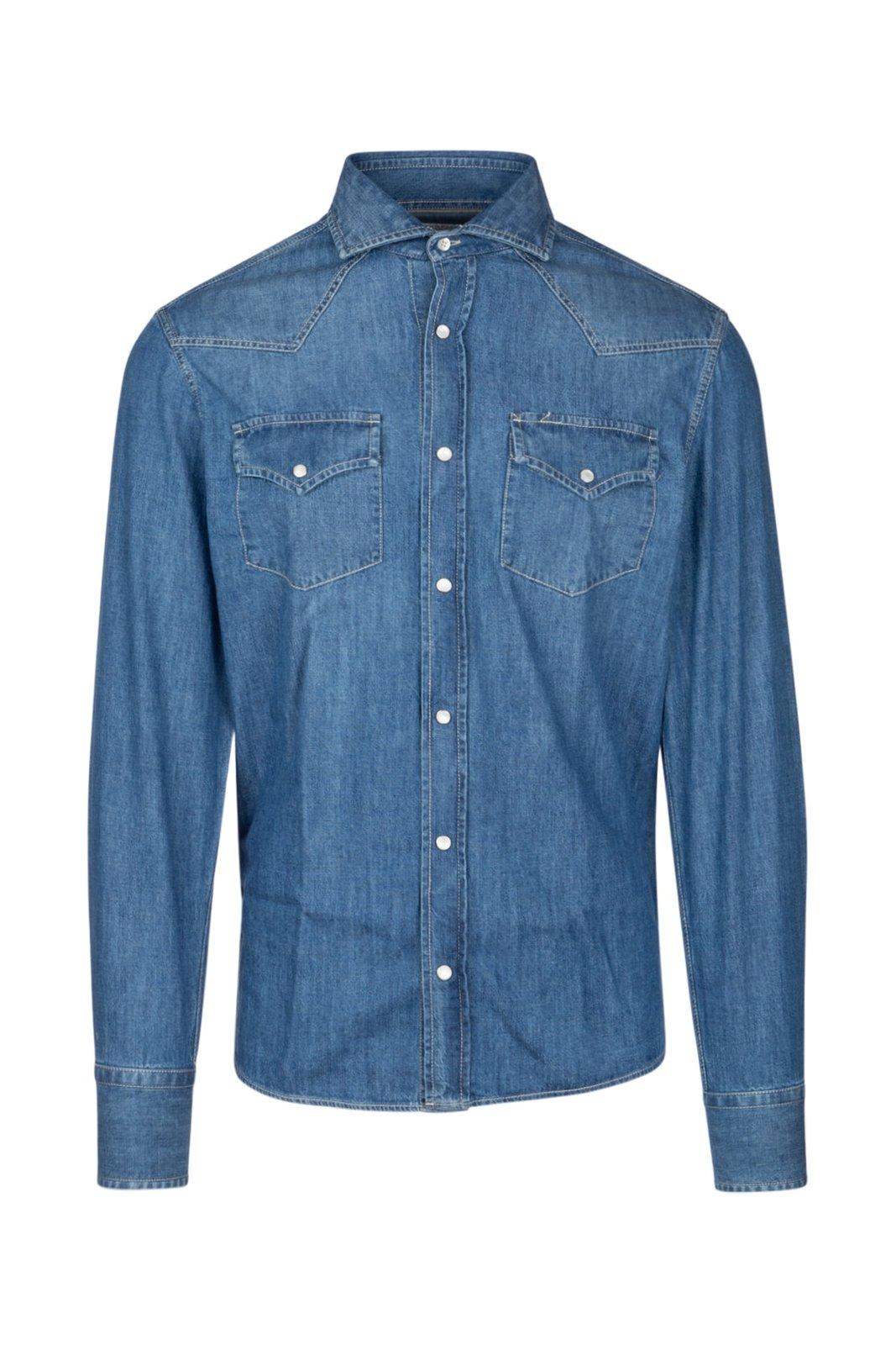 Button-up Denim Shirt