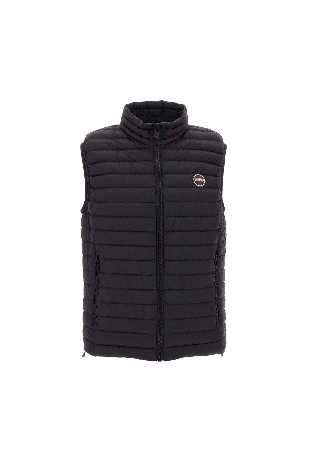 Logo-patch Zipped Padded Gilet