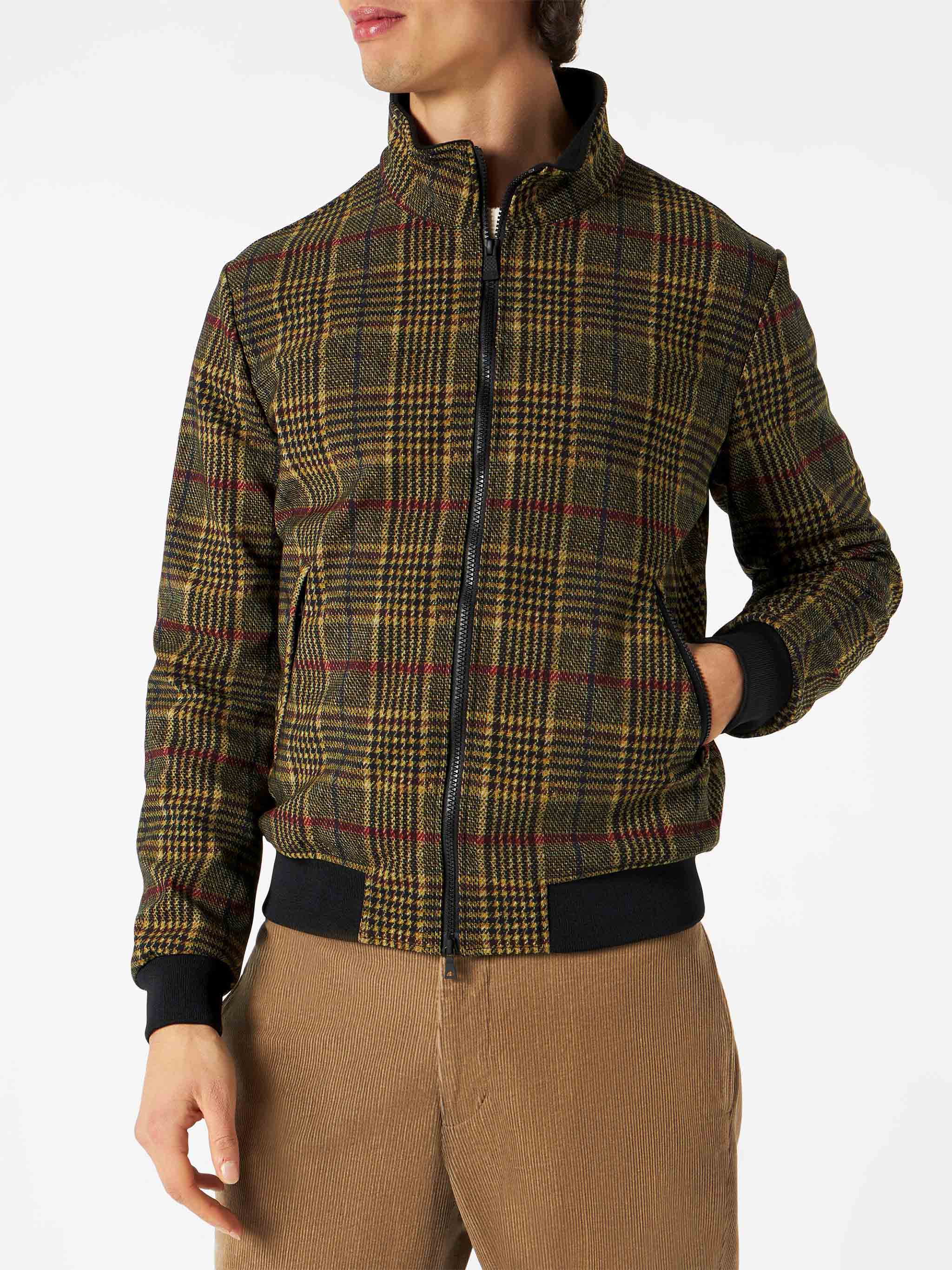 Man Mid-weight Prince Of Wales Bomber Jacket Traveler