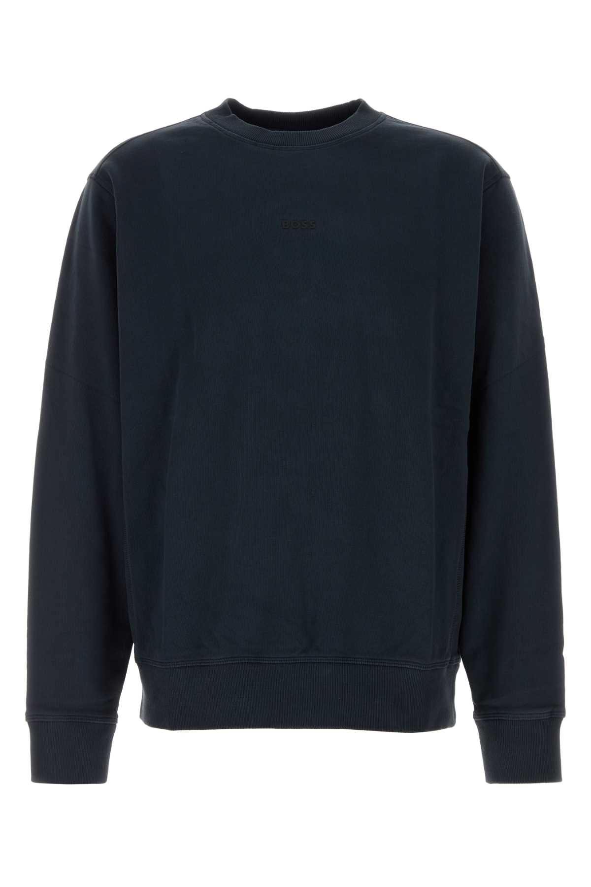 Midnight Blue Cotton Sweatshirt