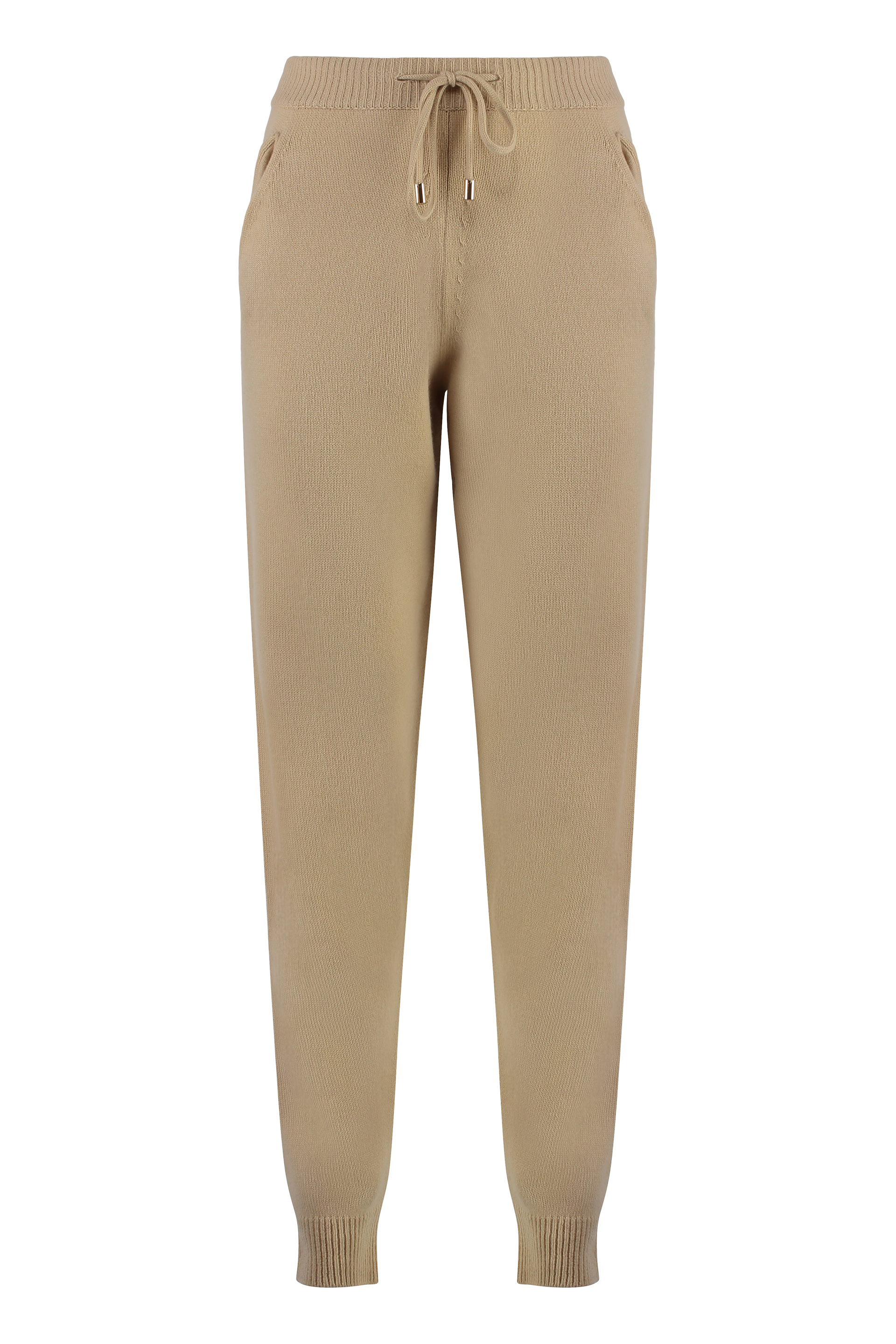 MALO KNITTED CASHMERE TRACK-PANTS 