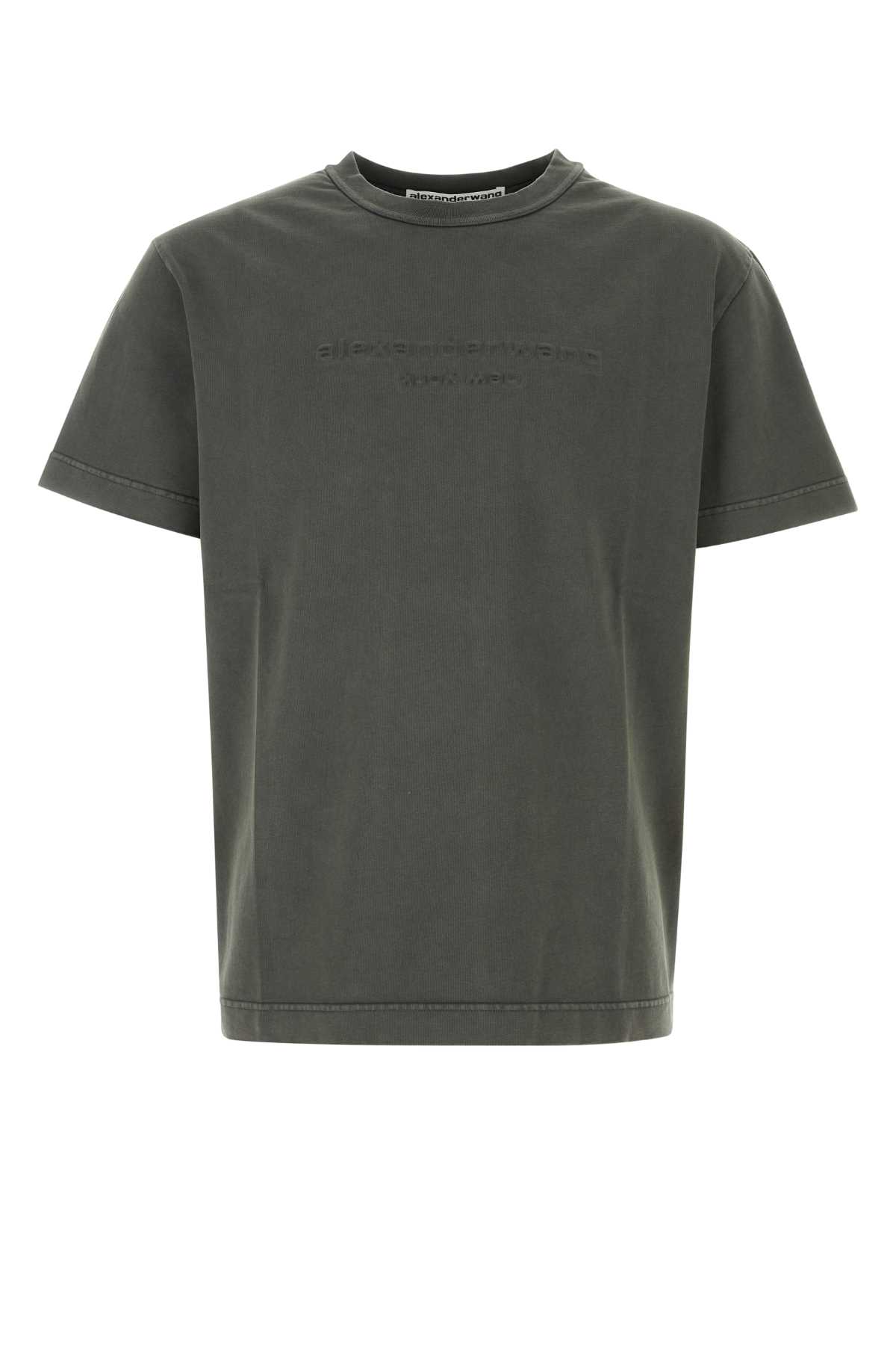 Dark Grey Cotton T-shirt