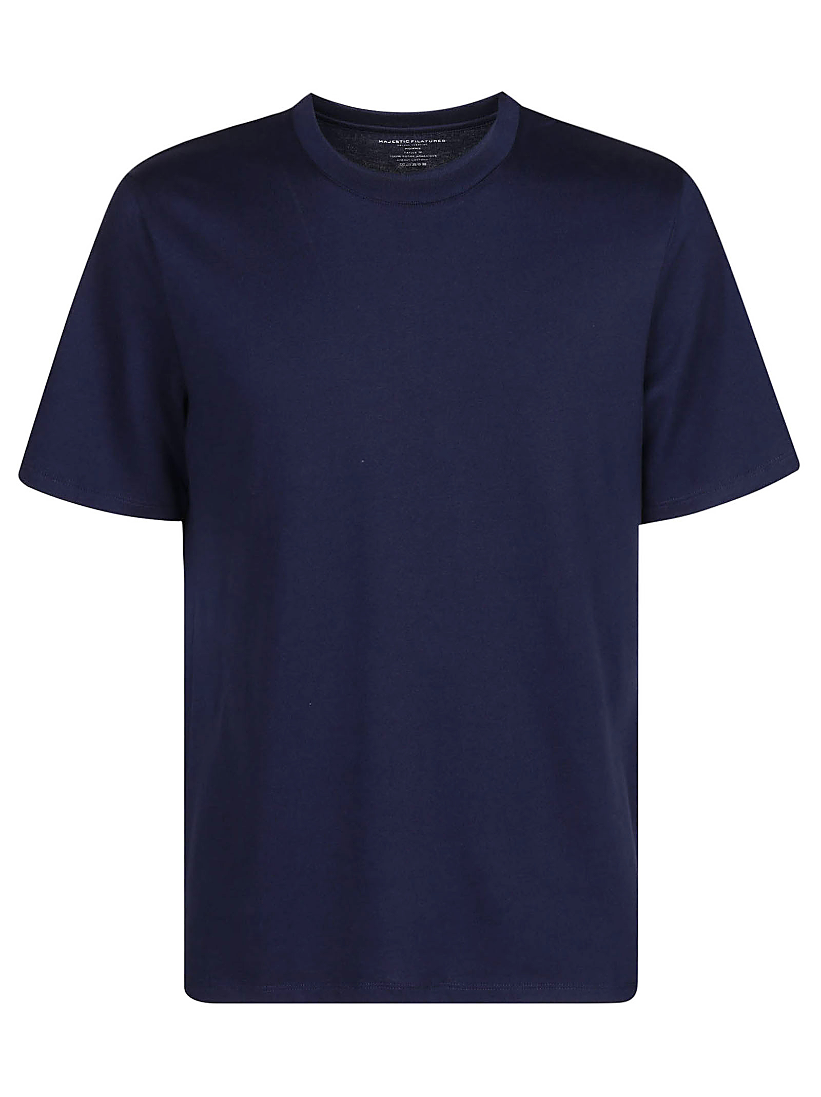 Majestic Col Rond Mc In Bleu Nuit