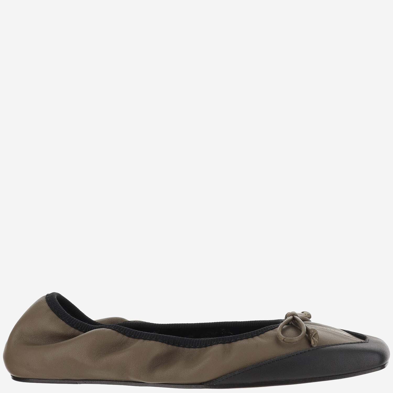 Camilla Leather Ballerinas