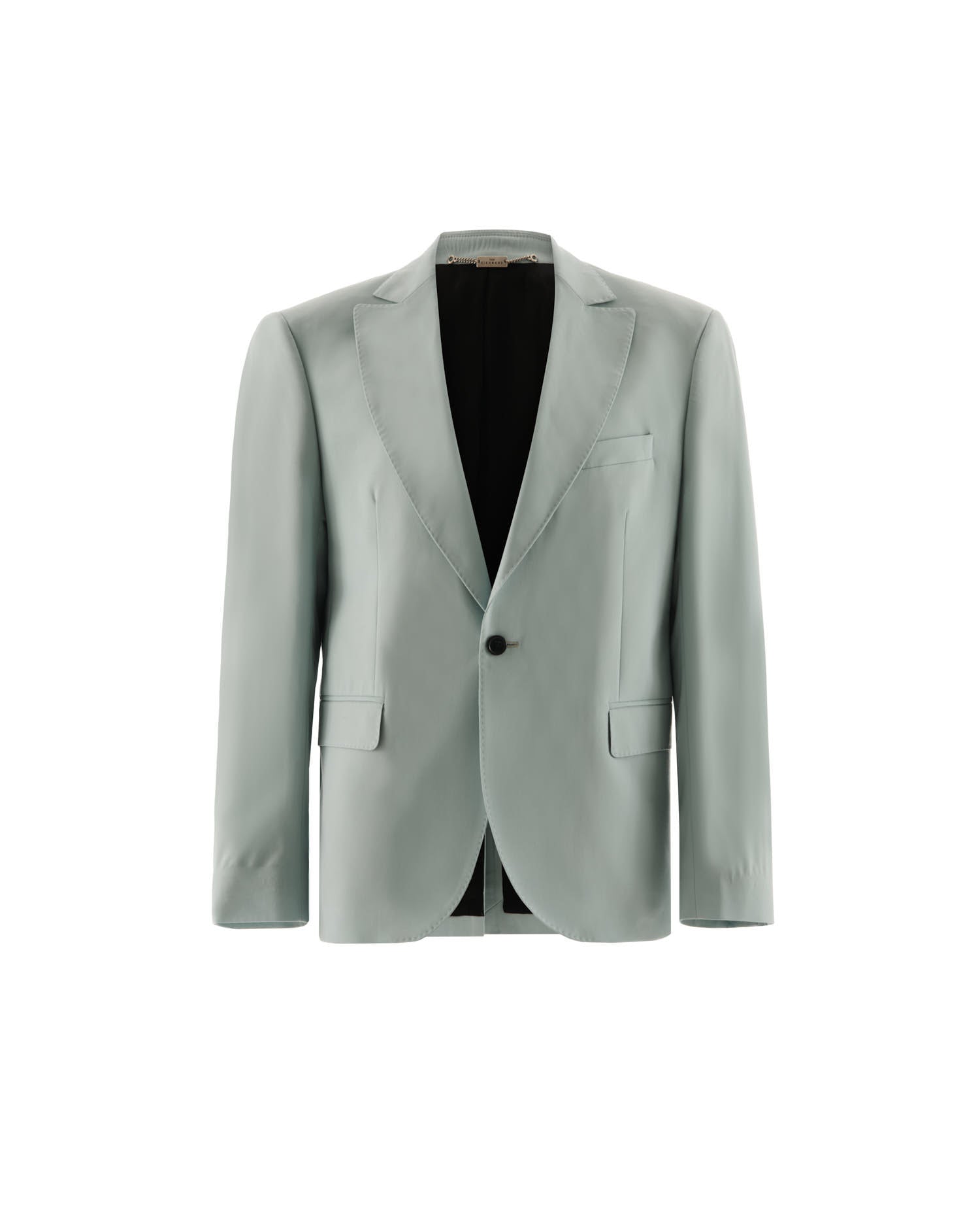 Single-breasted Blazer With Classic Lapels