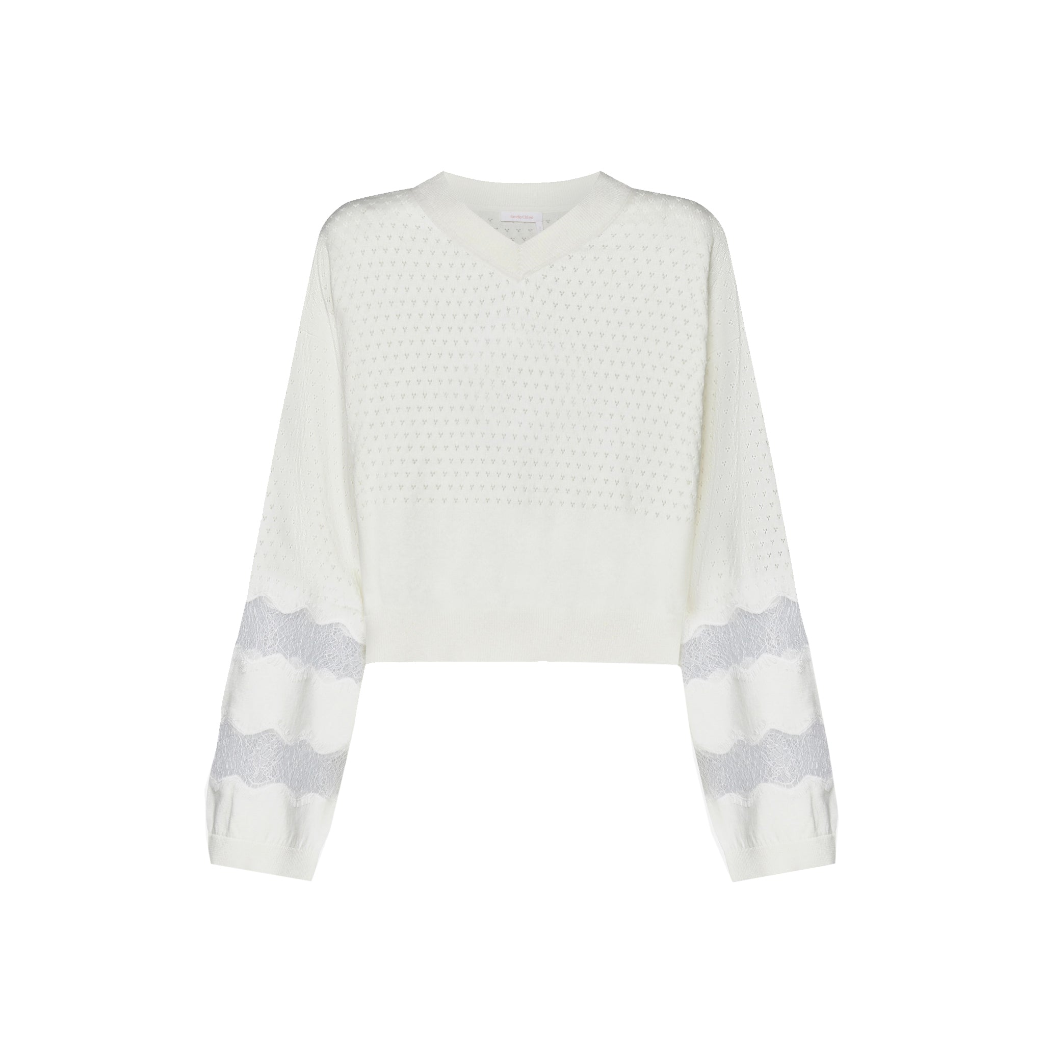 See by Chloé Cotton And Cashmere Pullover