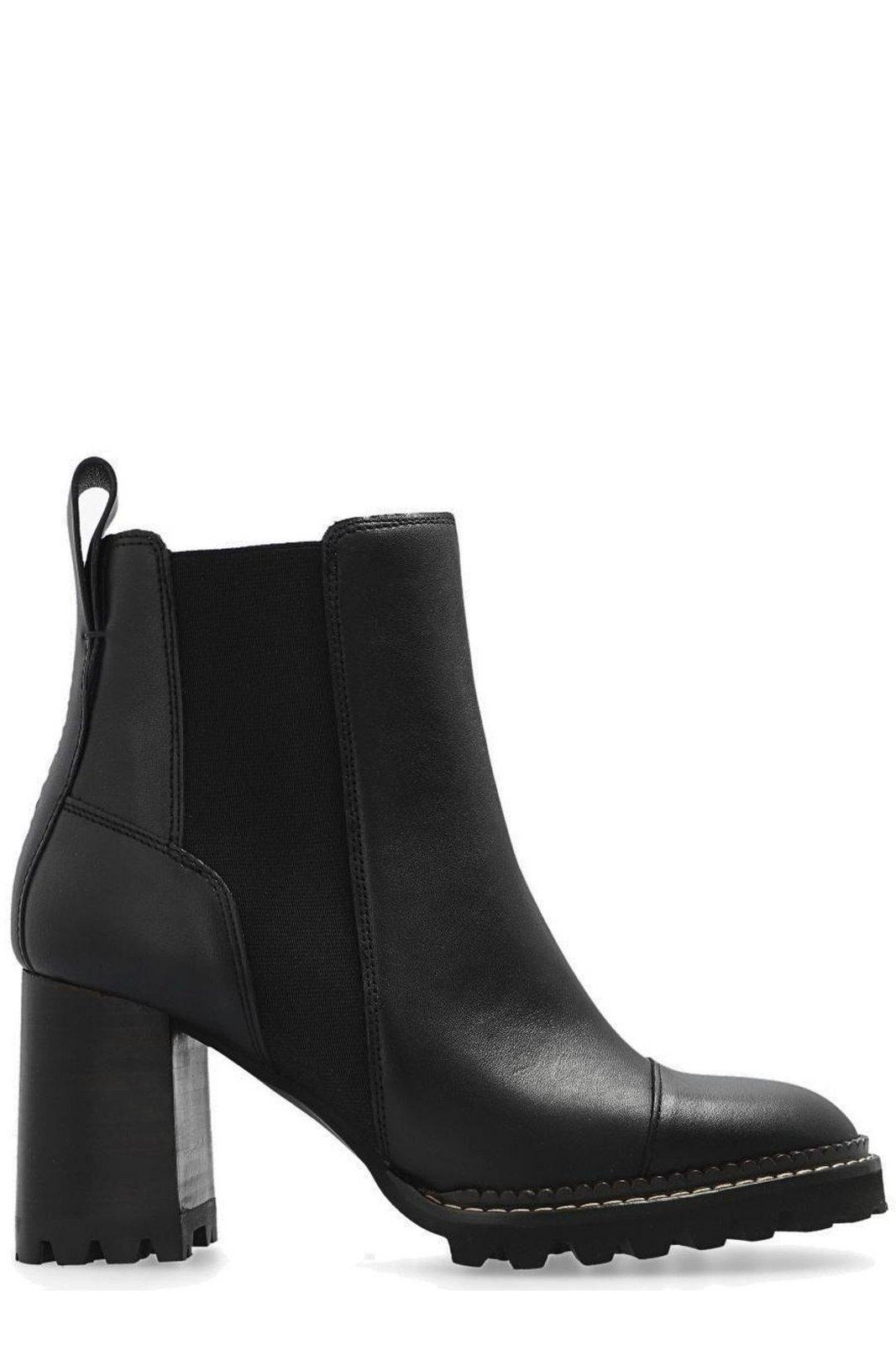 See by Chloé Mallory Heeled Ankle Boots