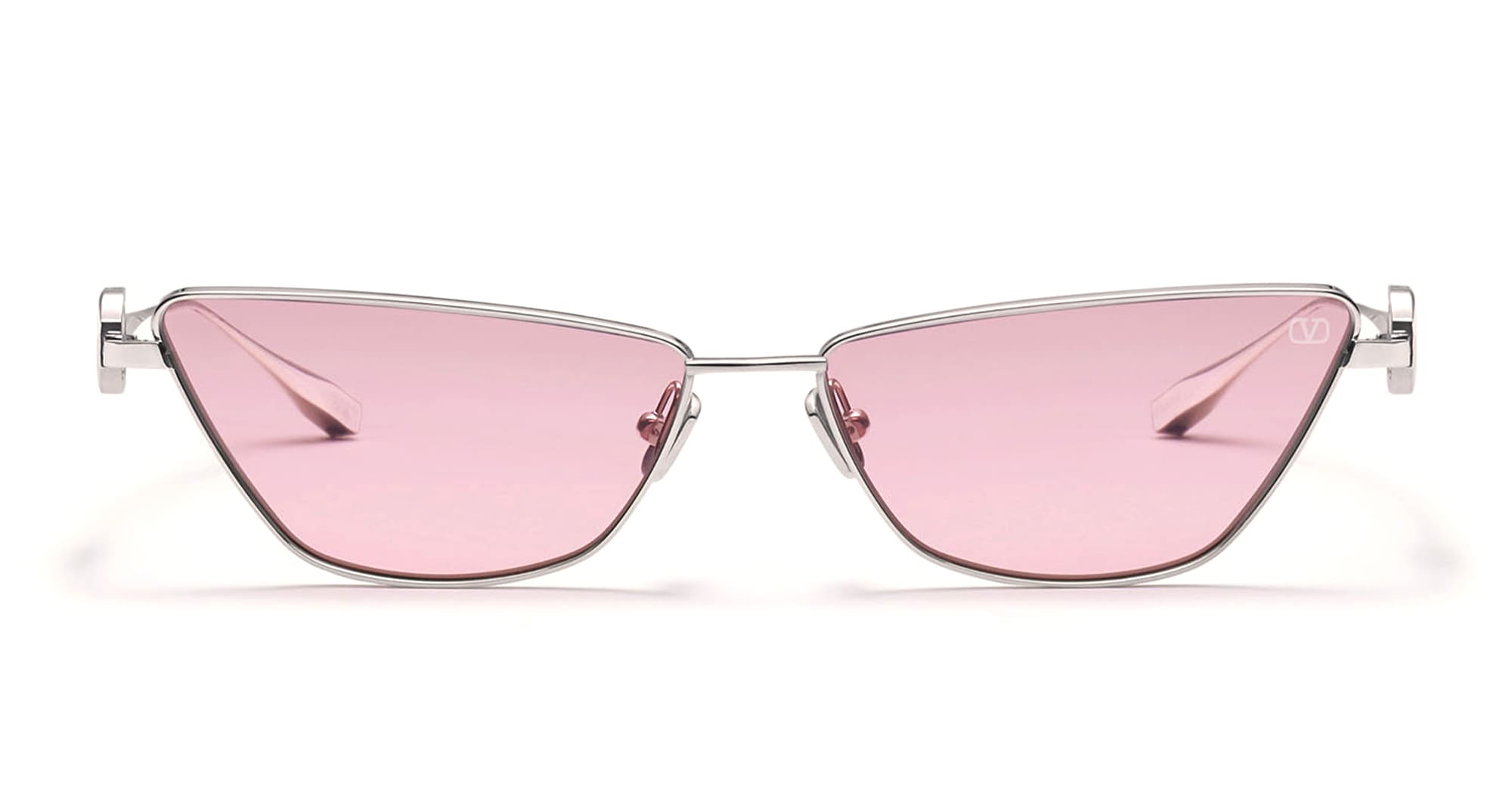 Valentino Eyewear Cat-eye Frame Sunglasses In Silver