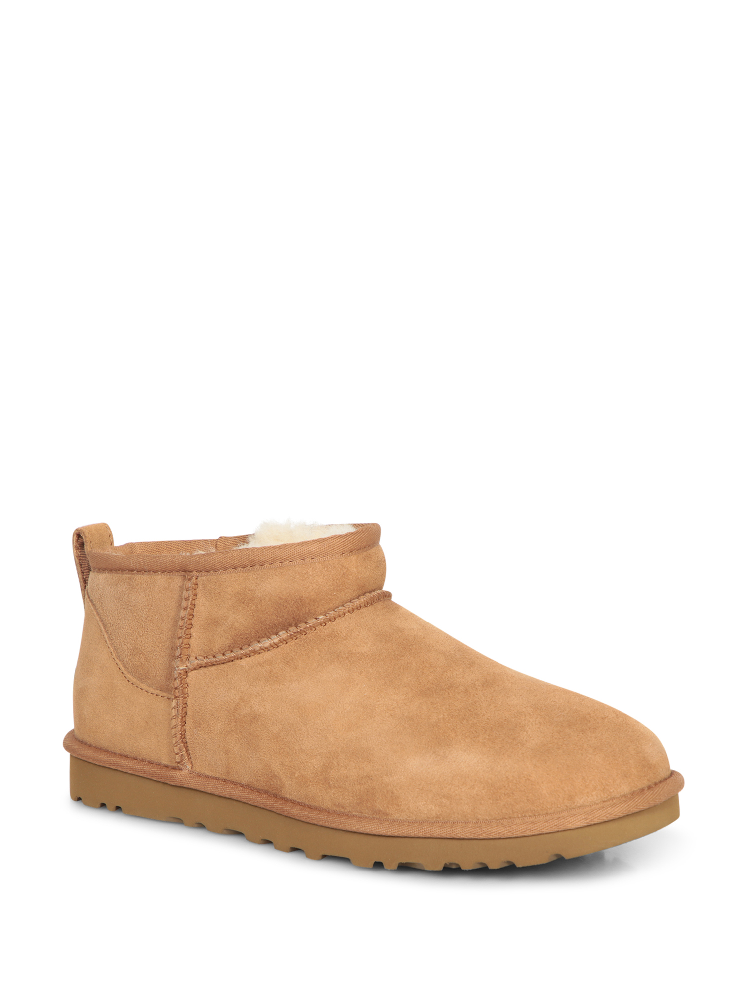 Shop Ugg Ultra Mini Classic Chestnut Bootie In Brown