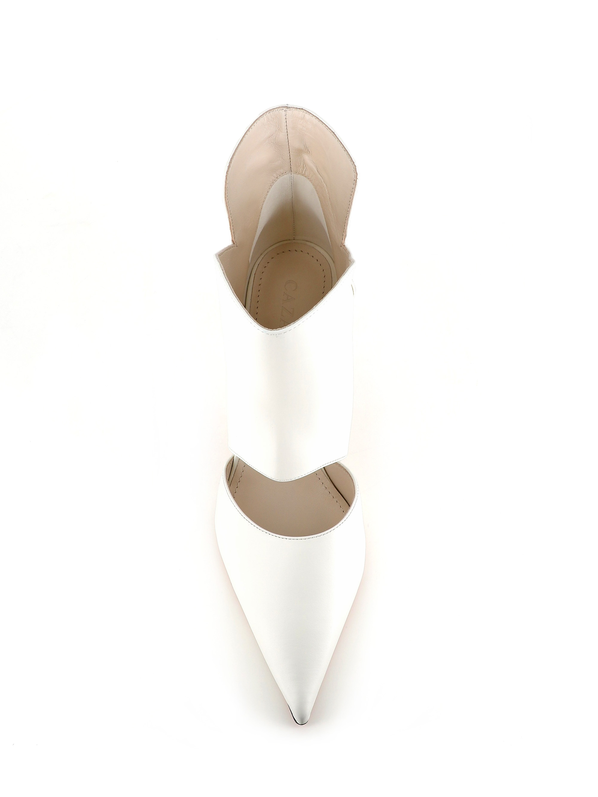 Shop Jean-michel Cazabat Ankle Boot Eva In Ivory