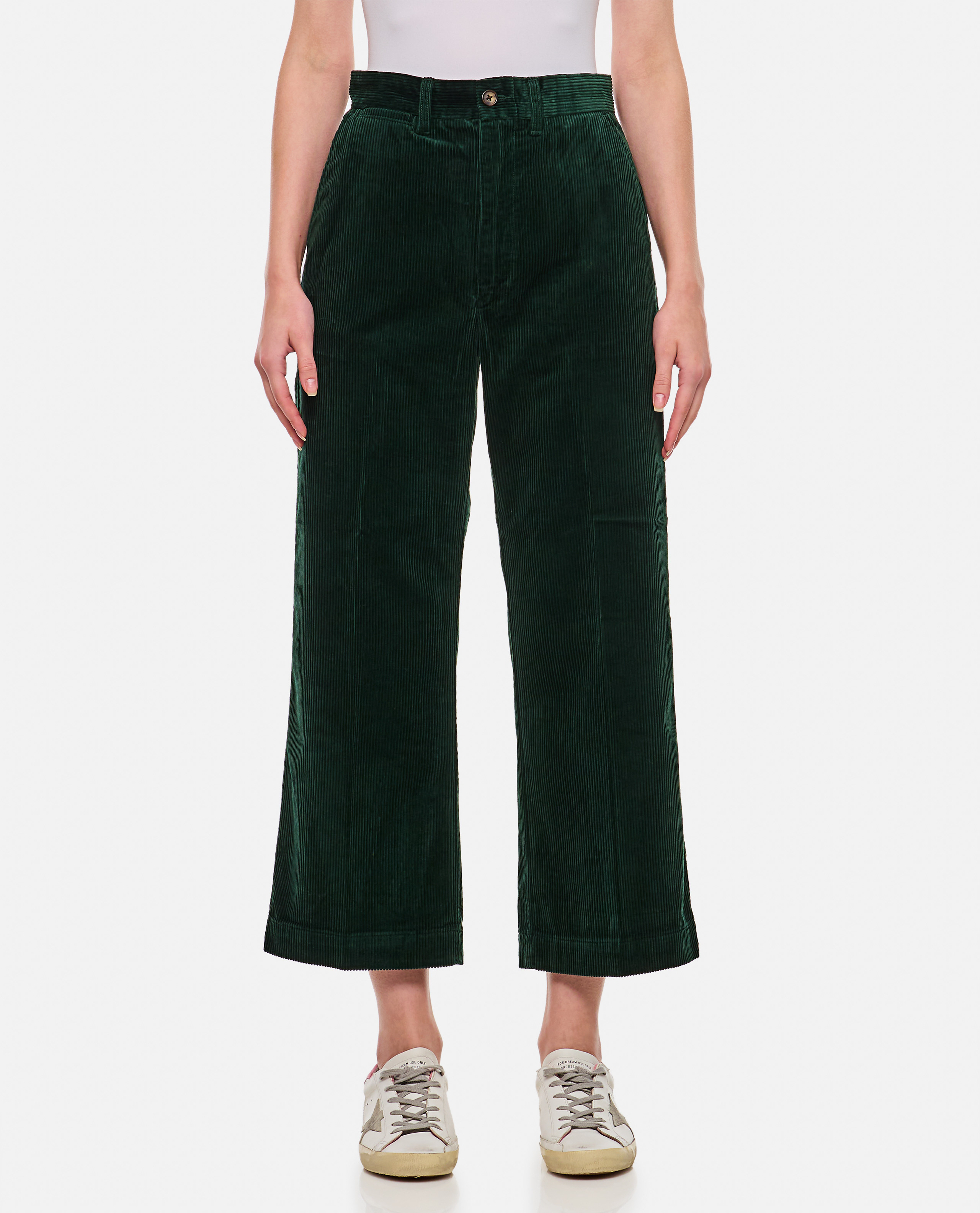 Flat Front Cropped Pants