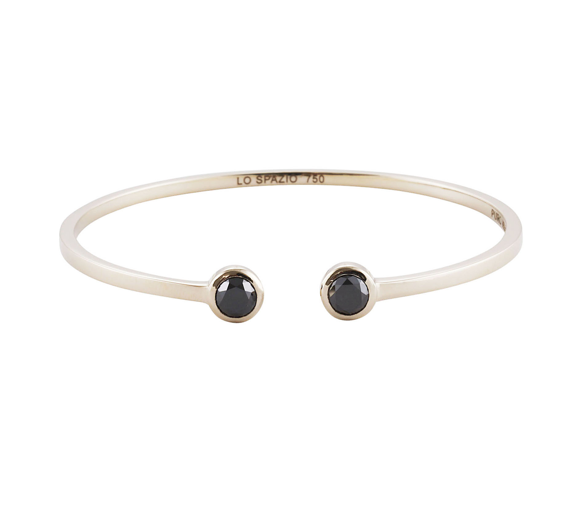 Lo Spazio Black Diamond Bangle