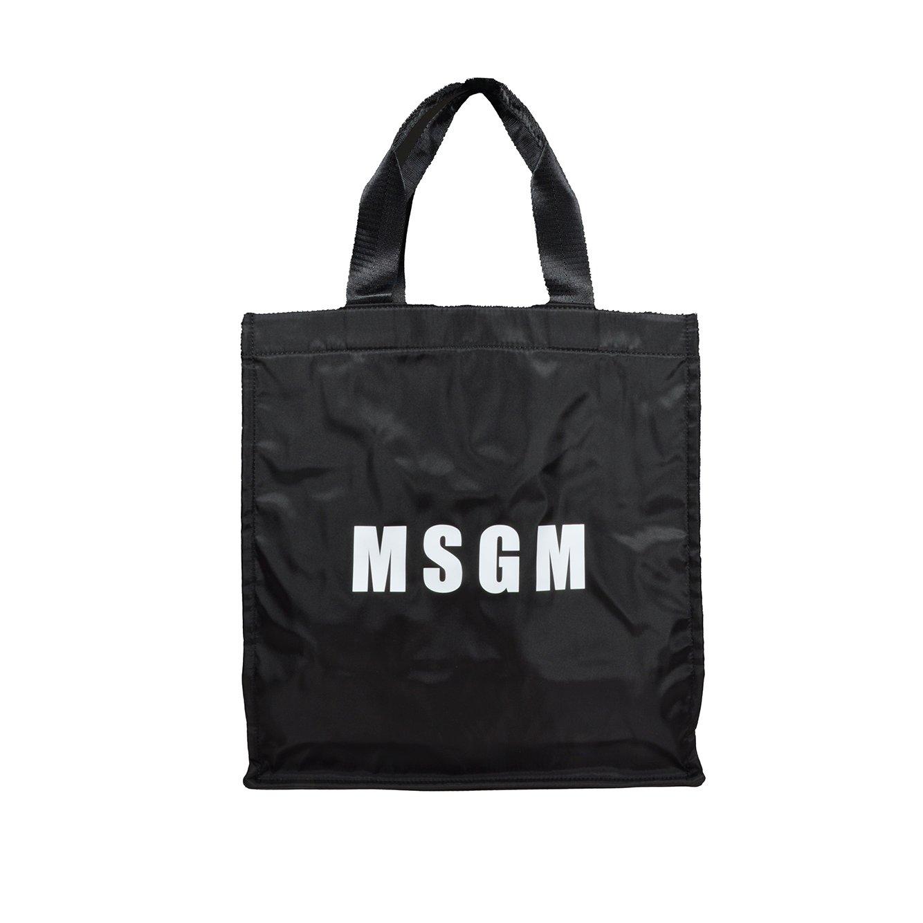 Logo Printed Top Handle Bag