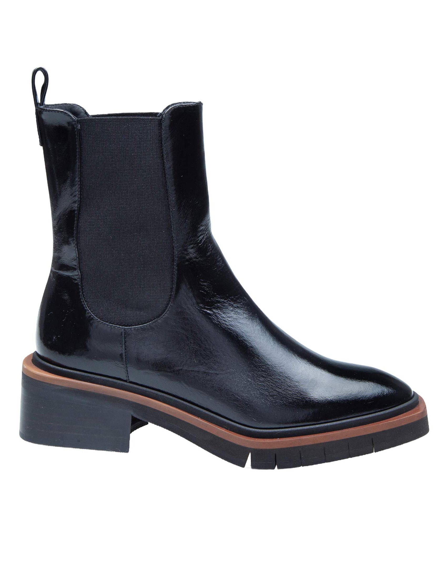 Paloma Barceló Mona Ankle Boot In Black Leather