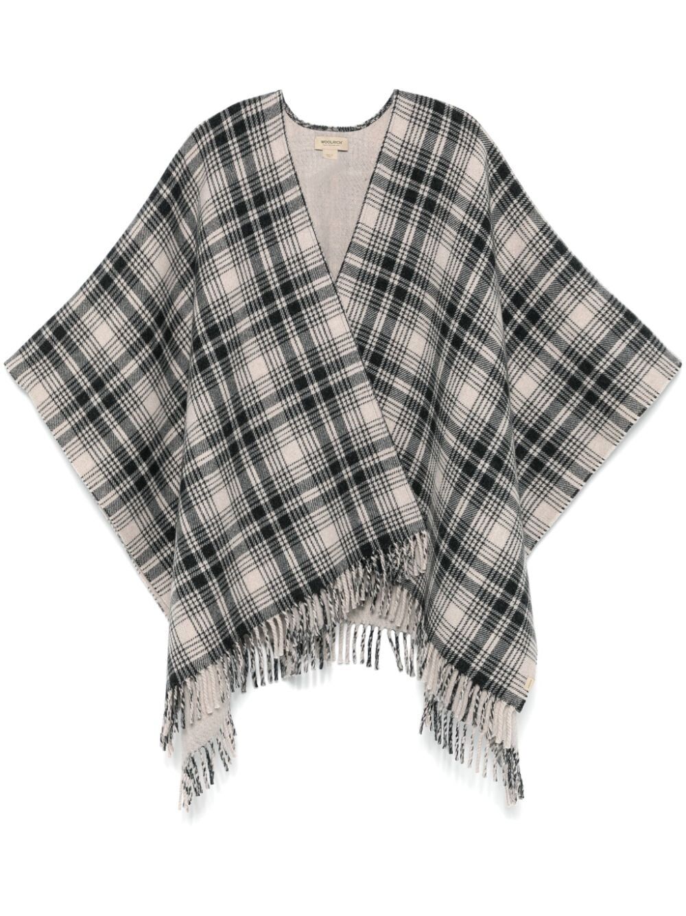 Plaid Logo Cape