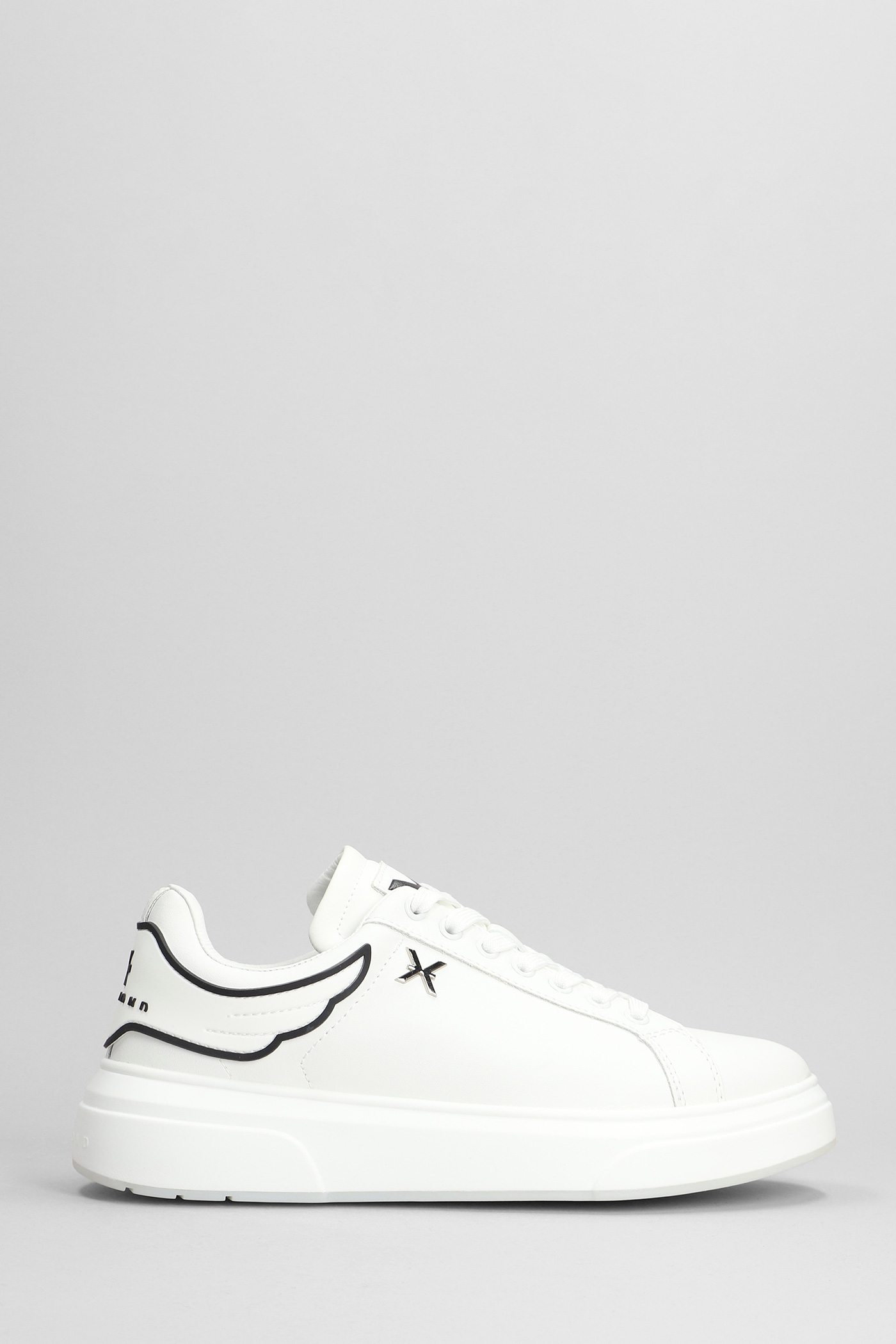 Sneakers In White Leather