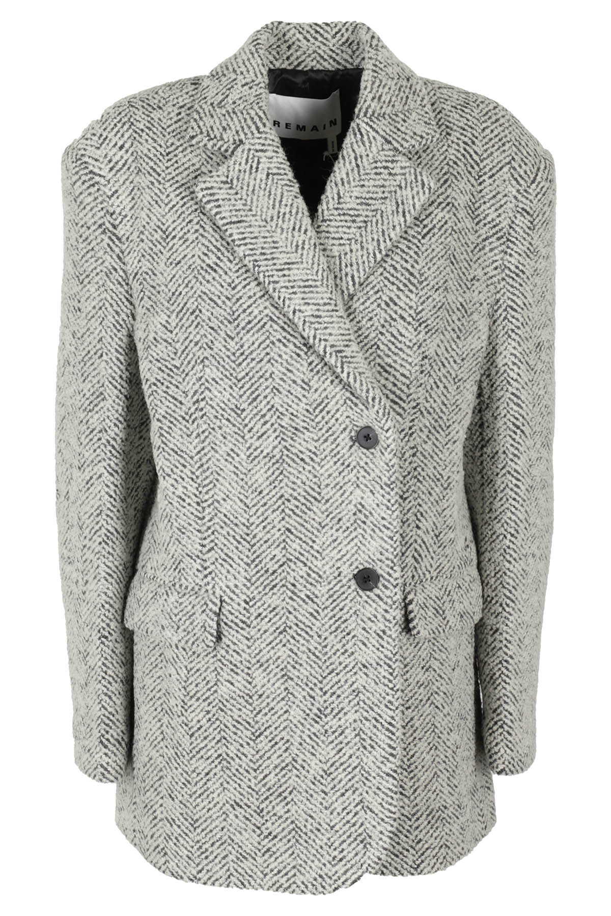 Herringbone Boxy Blazer