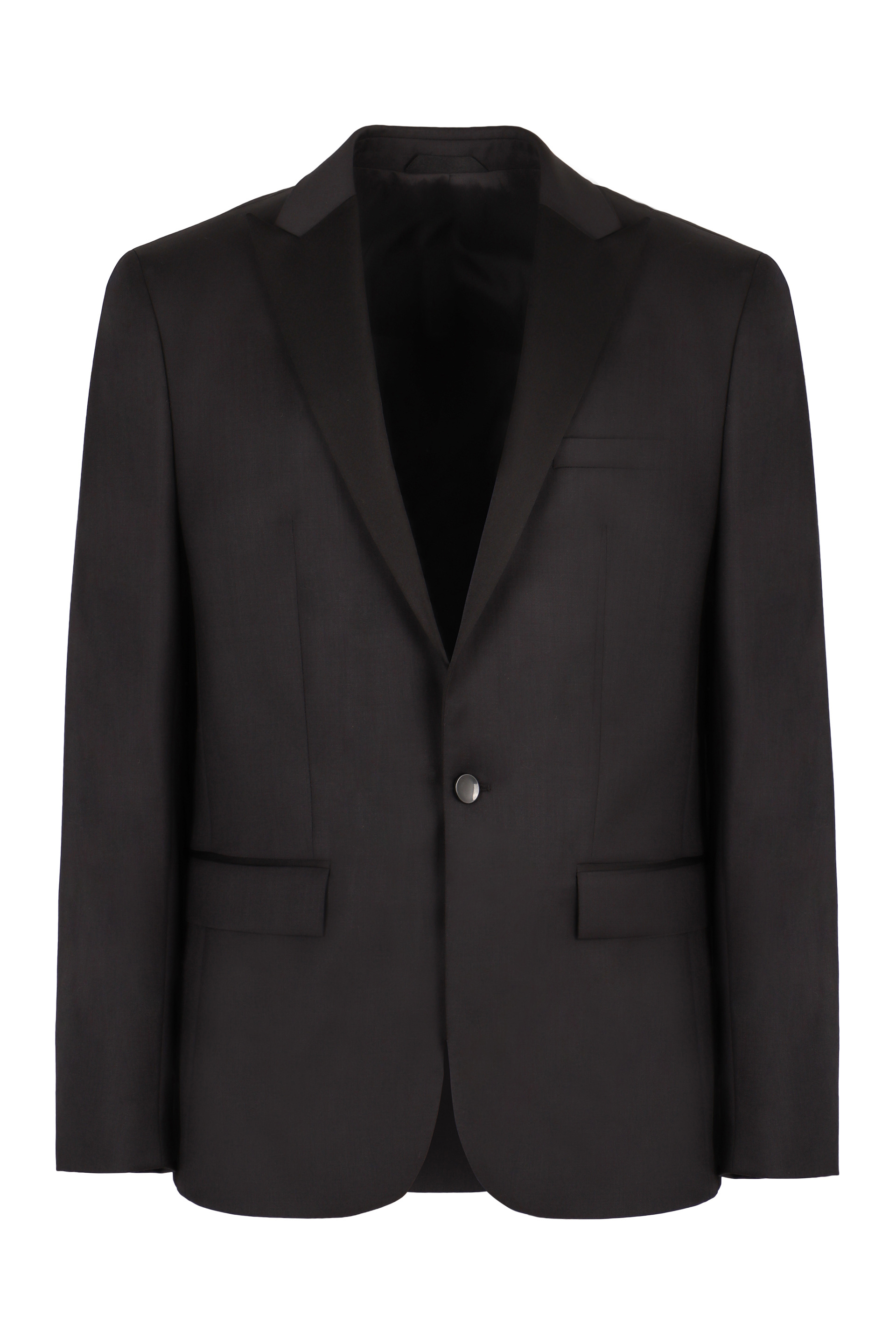 Wool Single-breasted Blazer