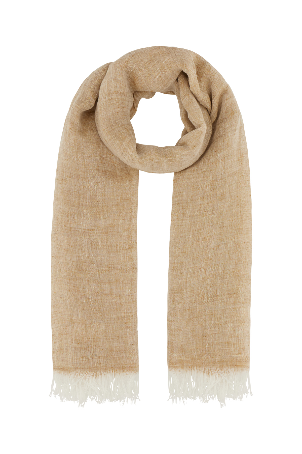 Sand Linen Alfredo Scarf