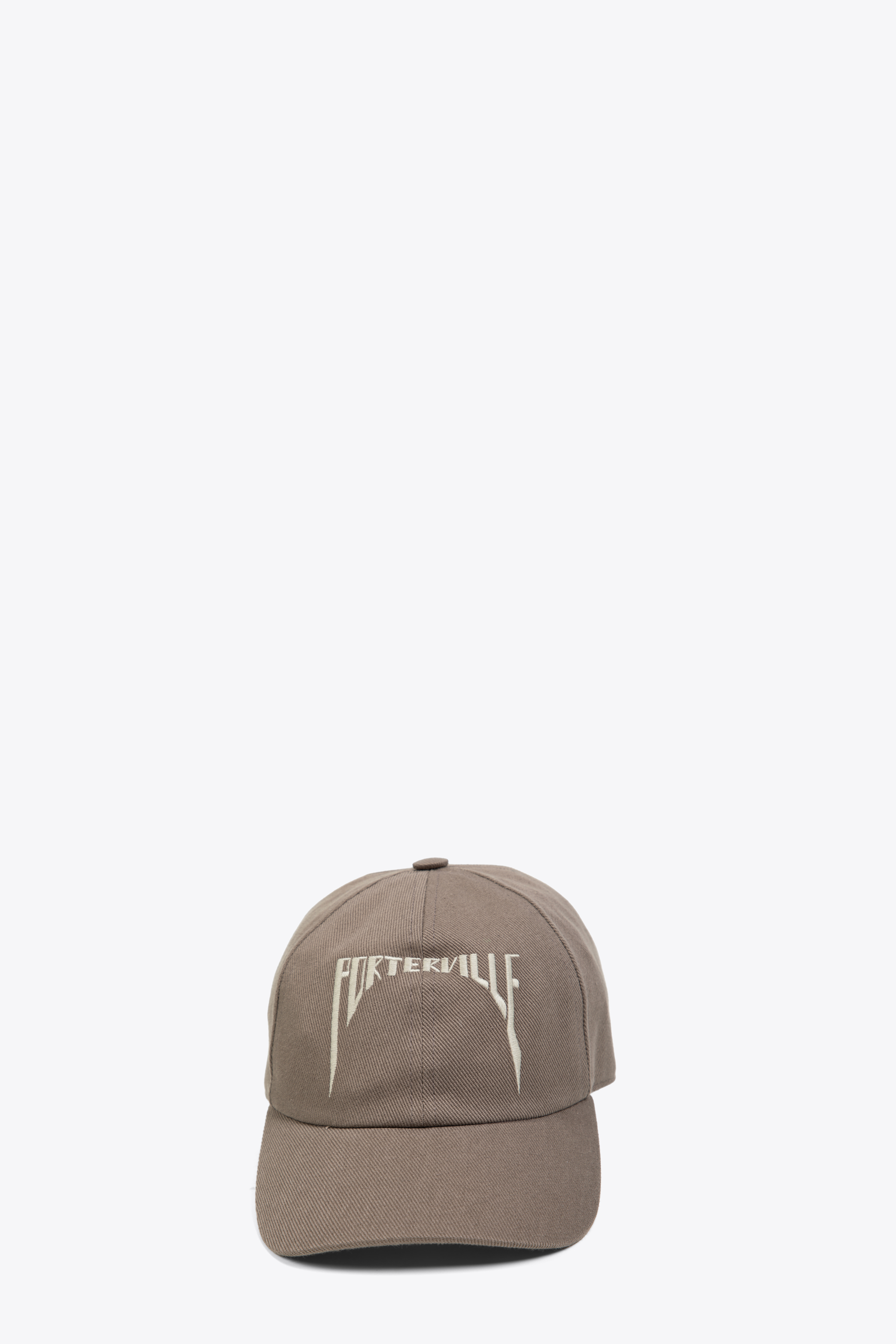 Cappello In Denim Ricamato - Baseball Cap Dove grey canvas baseball cap with Porterville embroidery - Baseball Cap