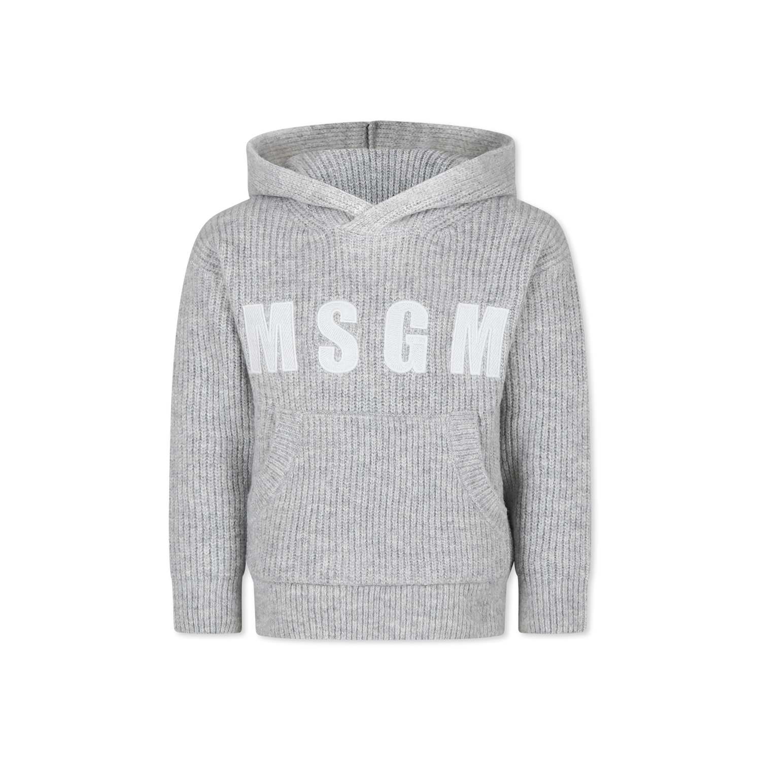 Shop Msgm Grey Sweater For Kids