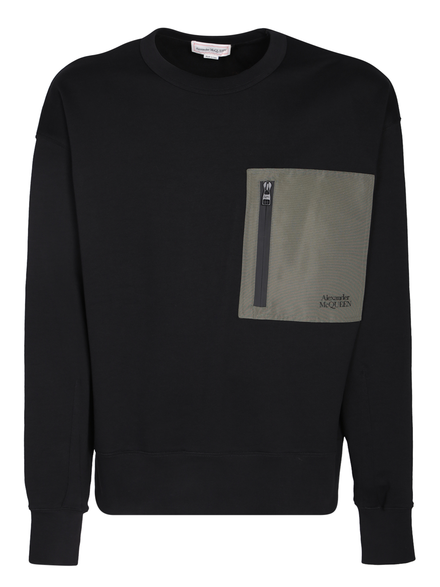 Contrasting Pocket Sweatshirt