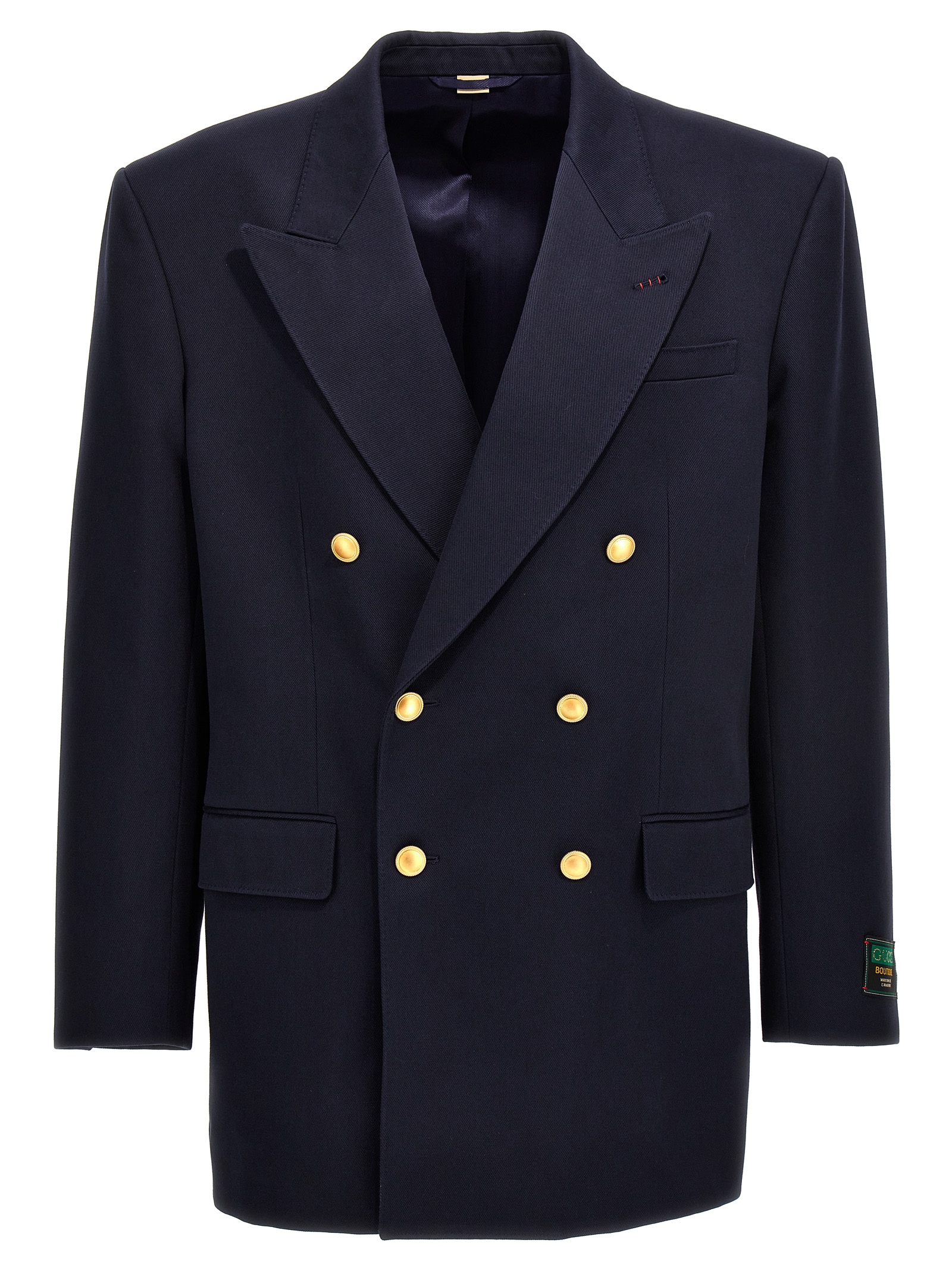 Gabardine Double Breast Blazer Jacket