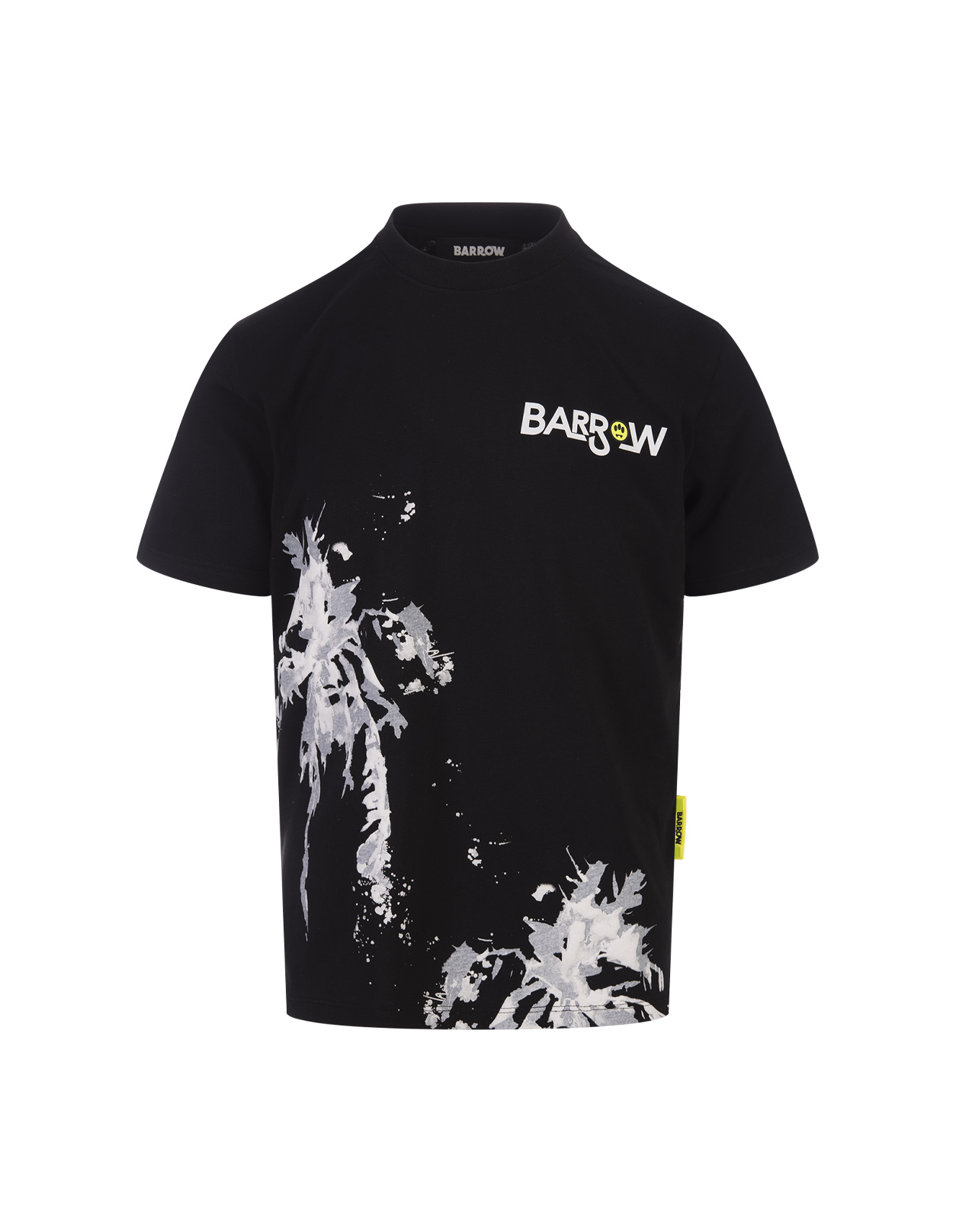 Black T-shirt With 3d Palm Tree Print