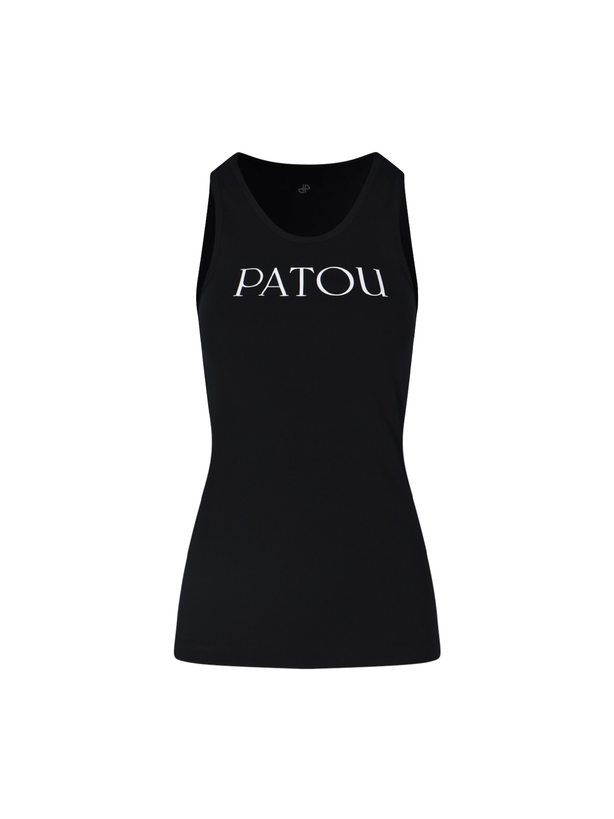 Black Cotton Tank Top