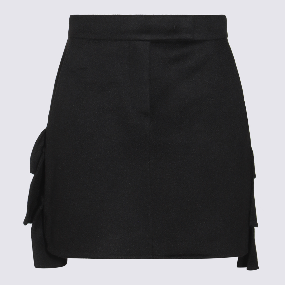 Black Wool Skirt