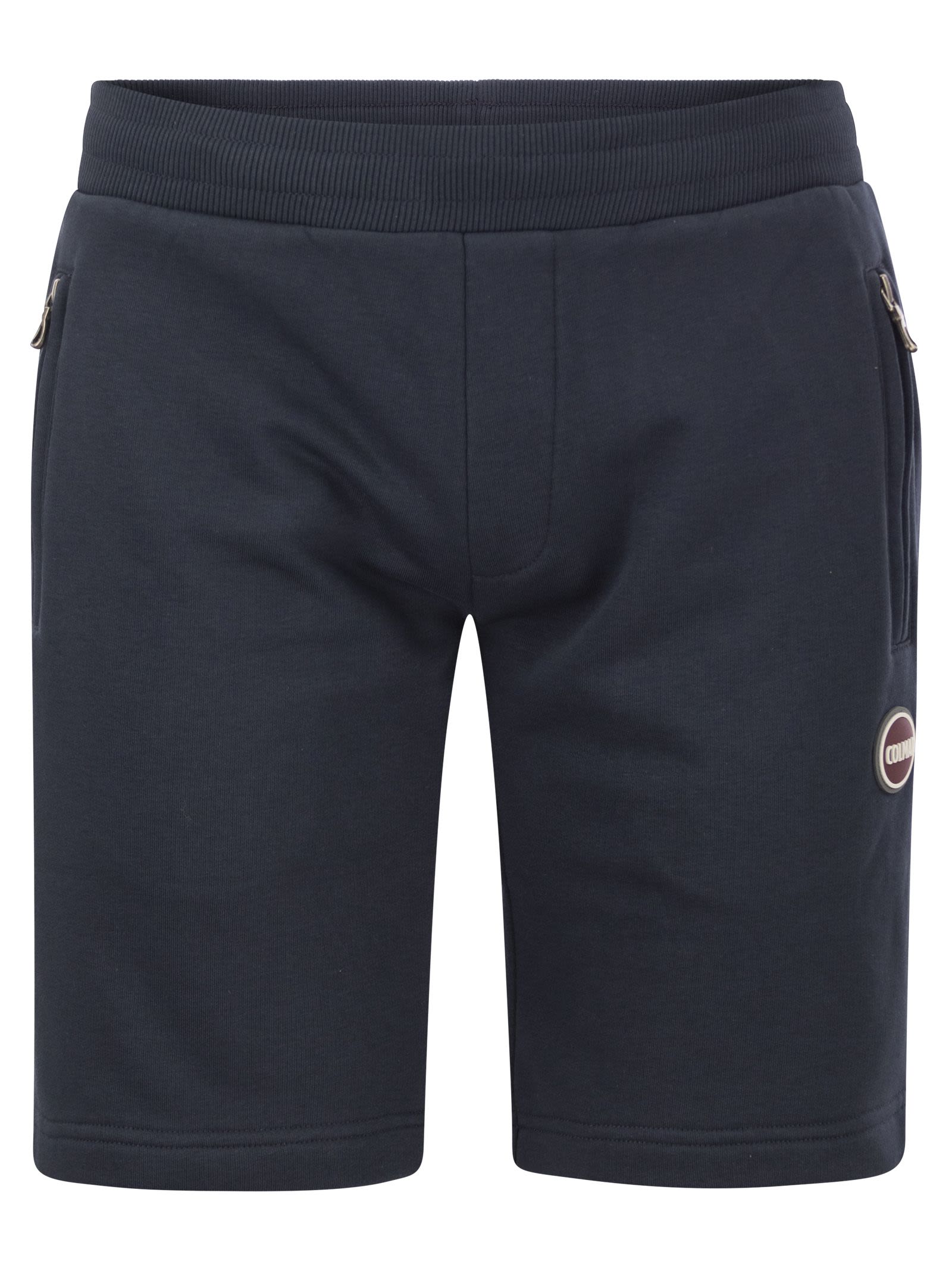 Plush Bermuda Shorts With Pocket