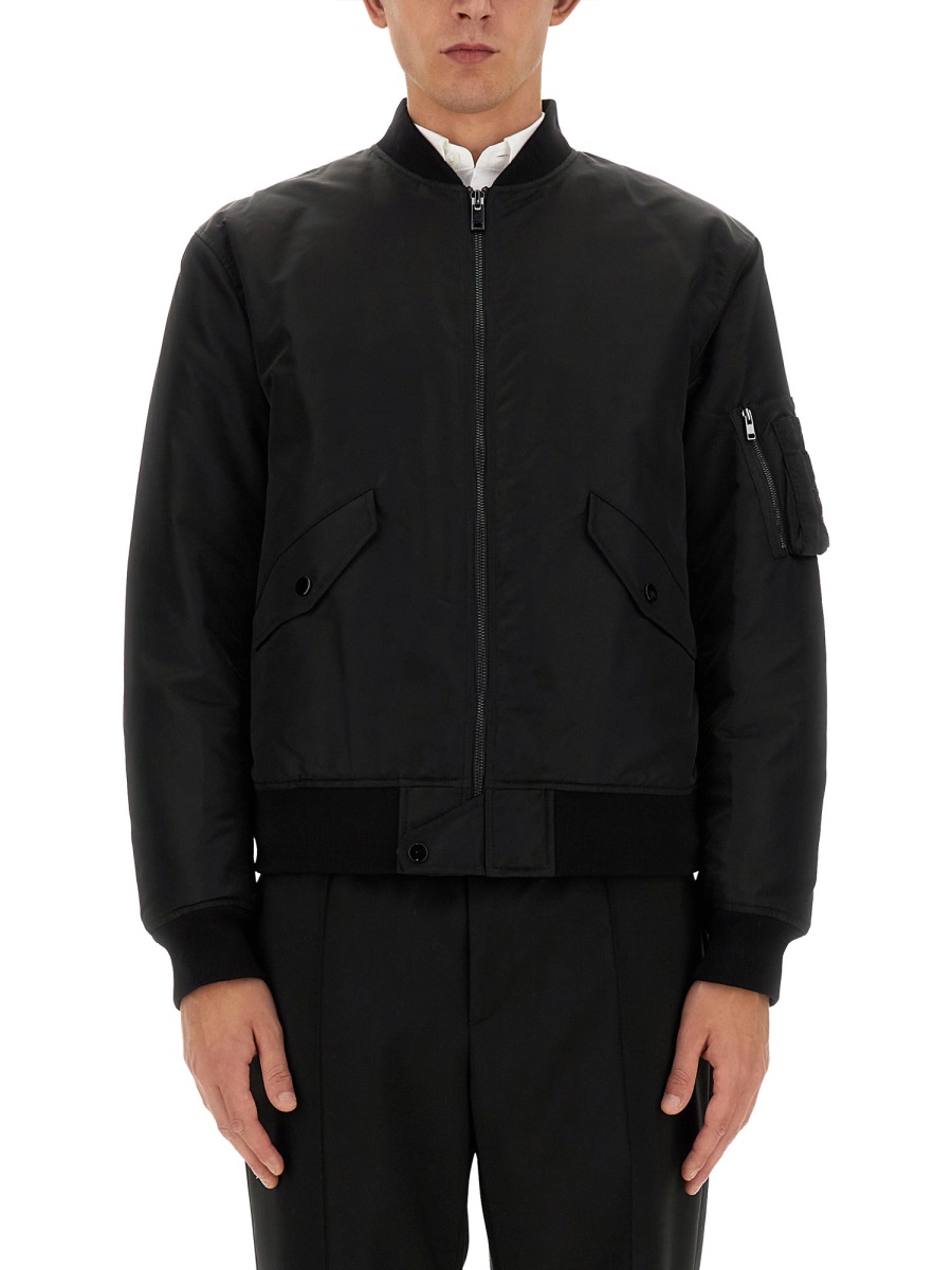 Nylon Bomber Jacket