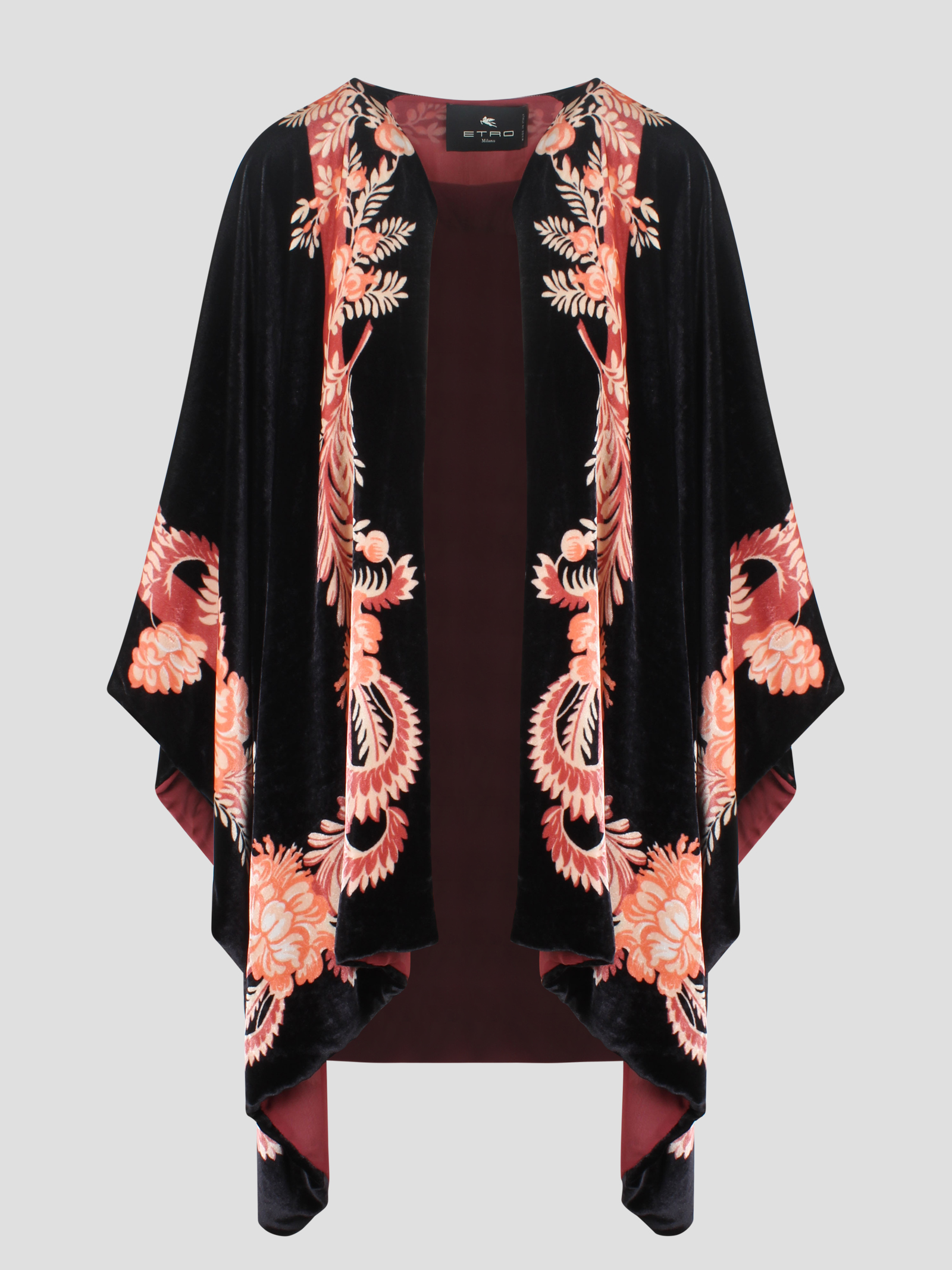 Paisley Floral Poncho