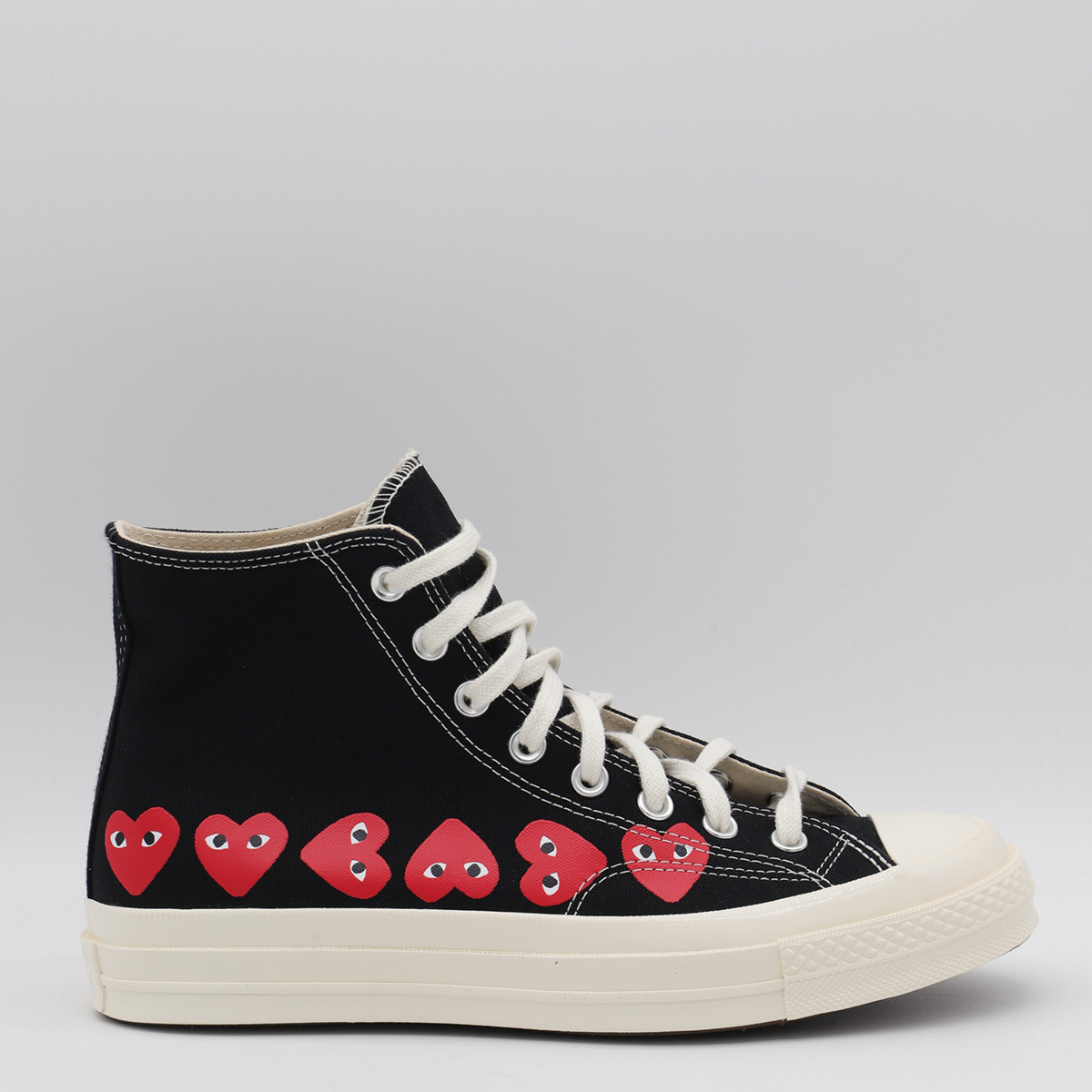 Comme des Garçons Play Black Sneakers