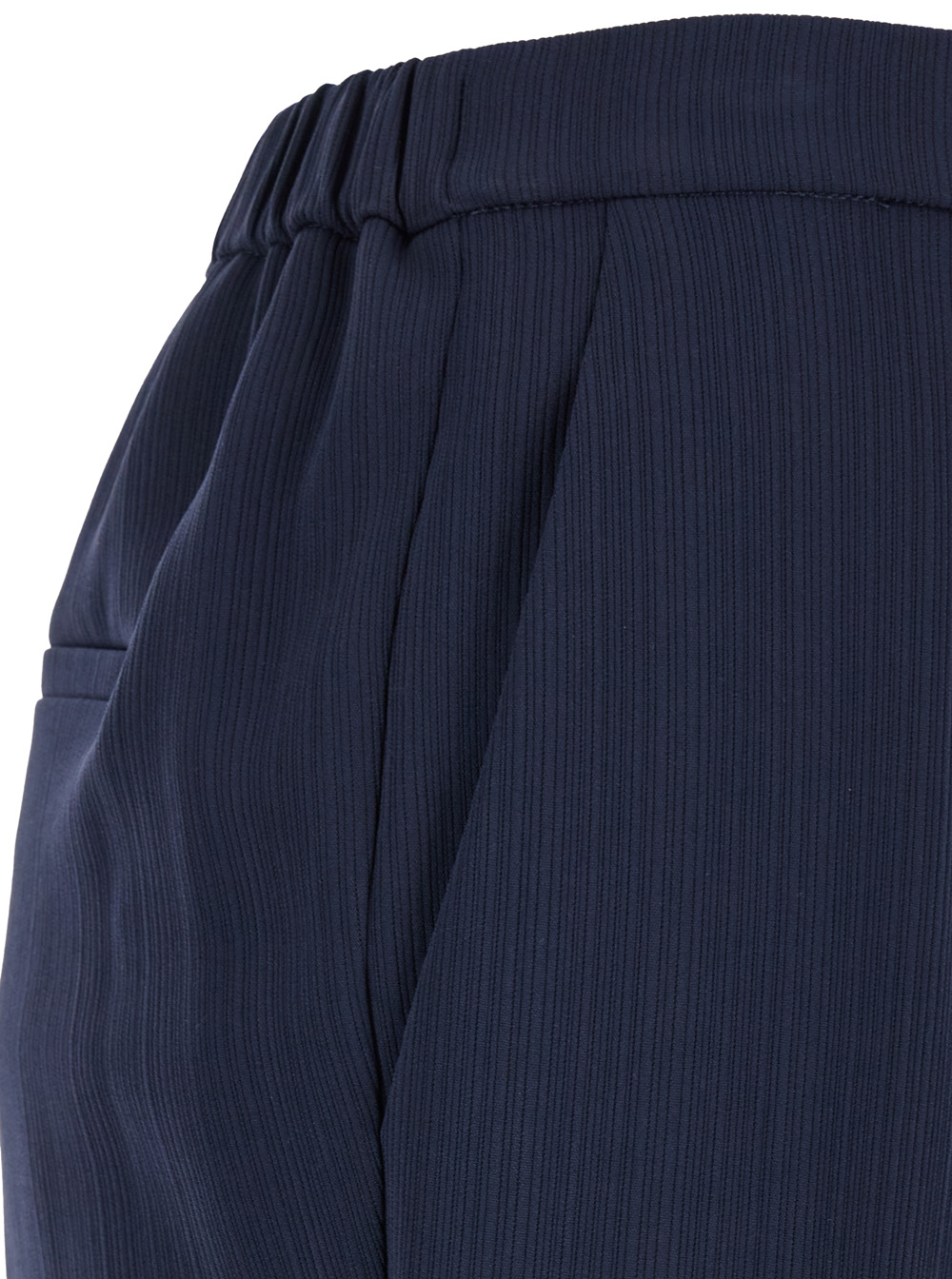 THEORY BLUE FLARED PANTS IN CADY WOMAN