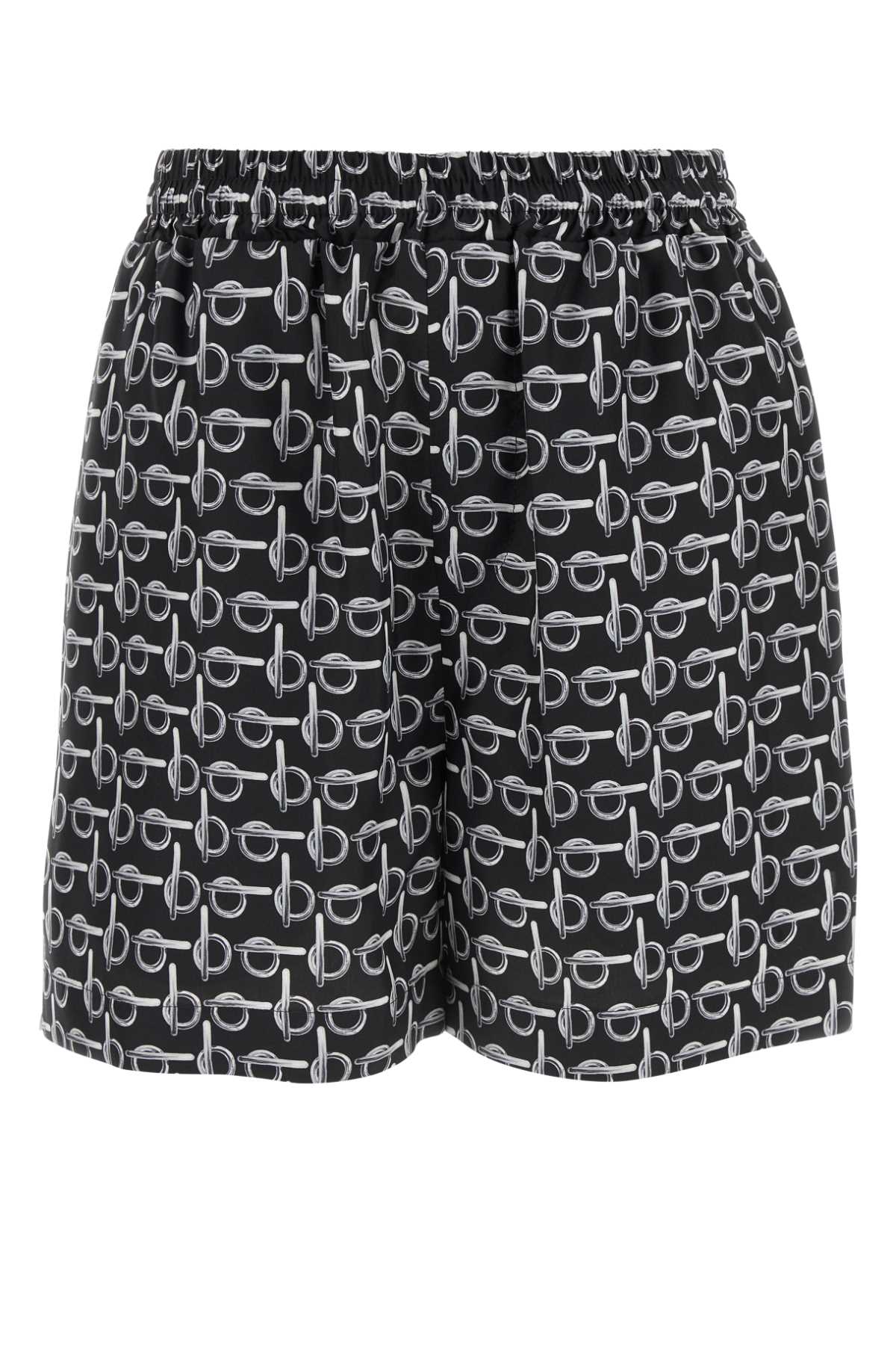 Printed Silk Shorts