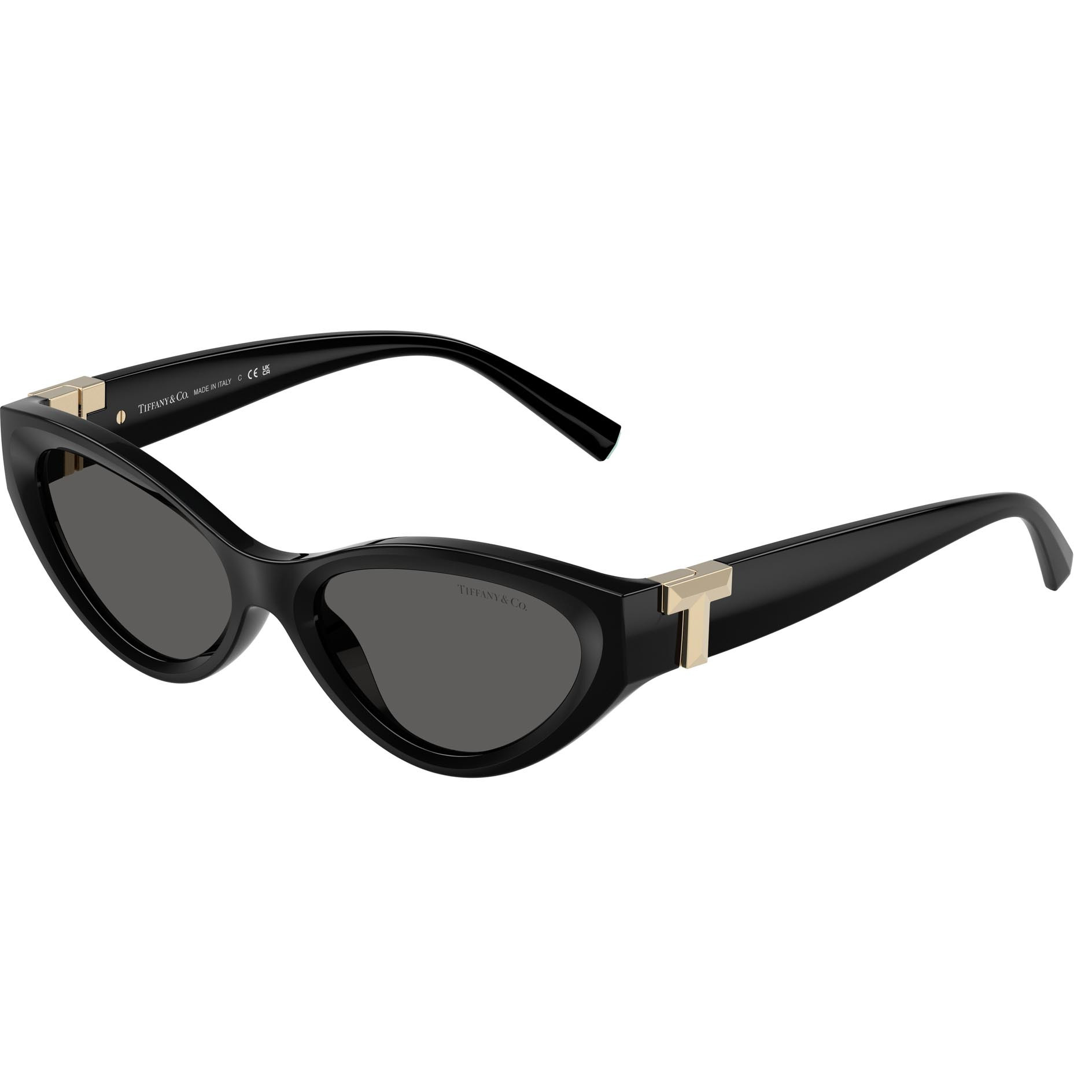 Shop Tiffany &amp; Co. Sunglasses In Nero/grigio