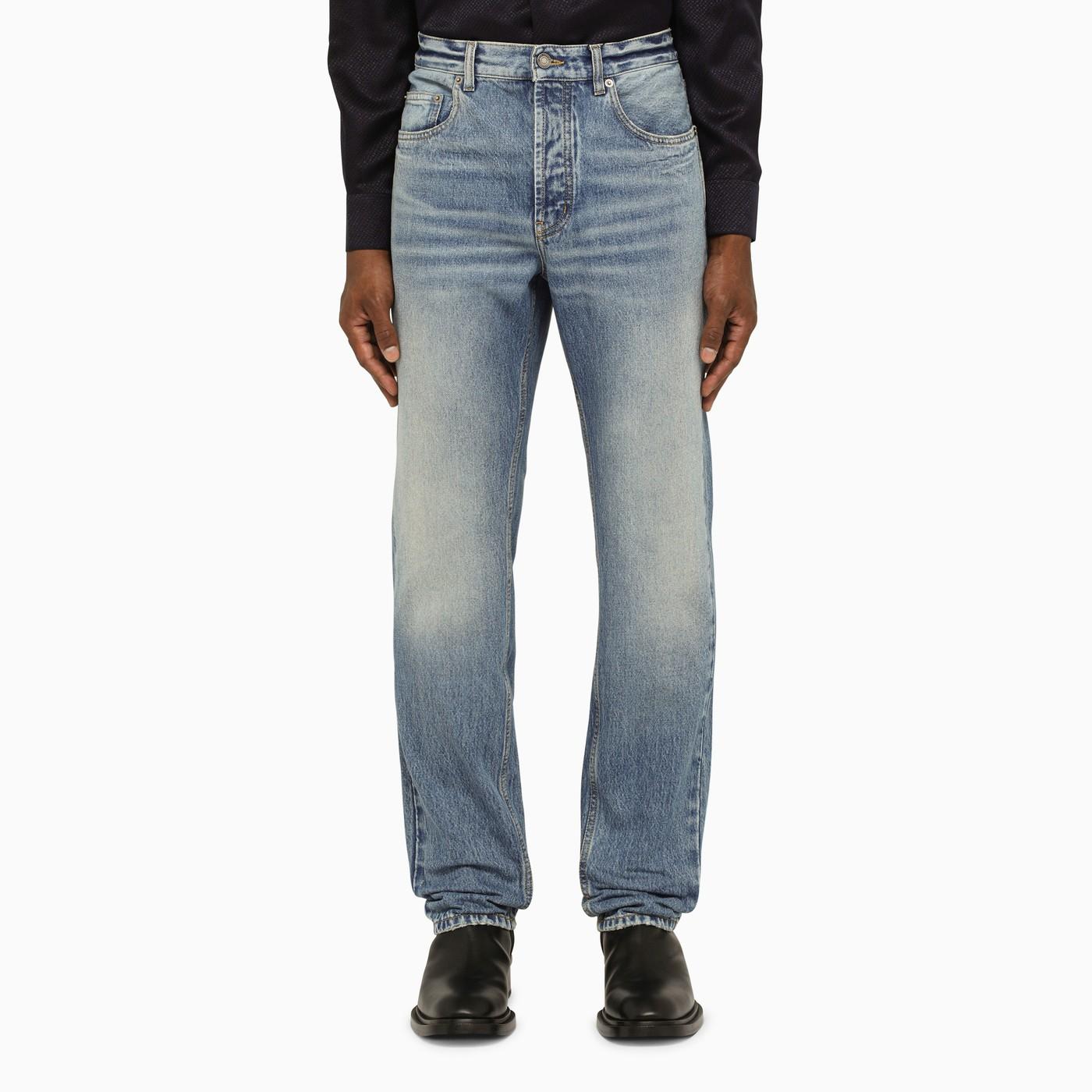 Medium Blue Regular Denim Jeans